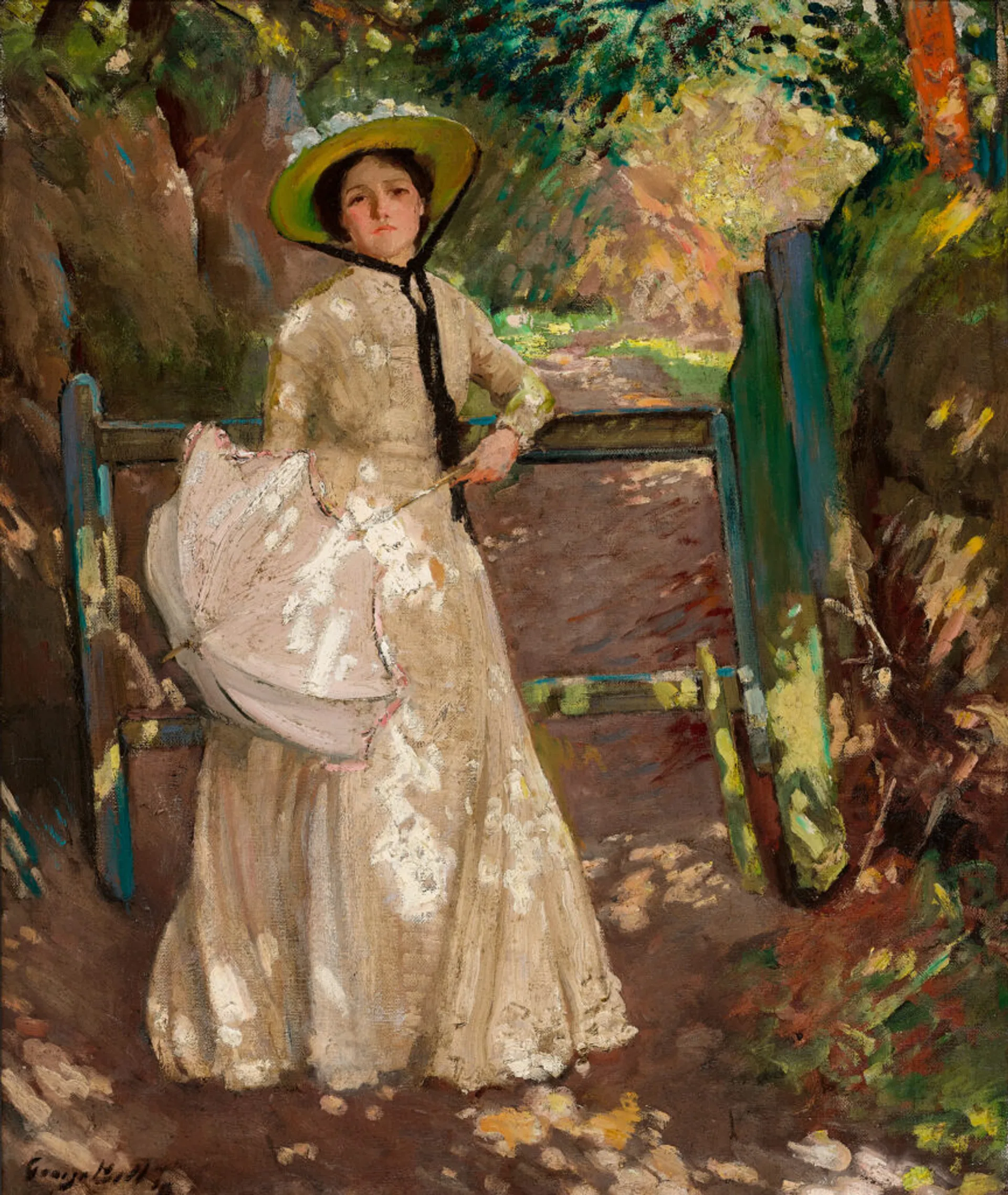 In the shade
