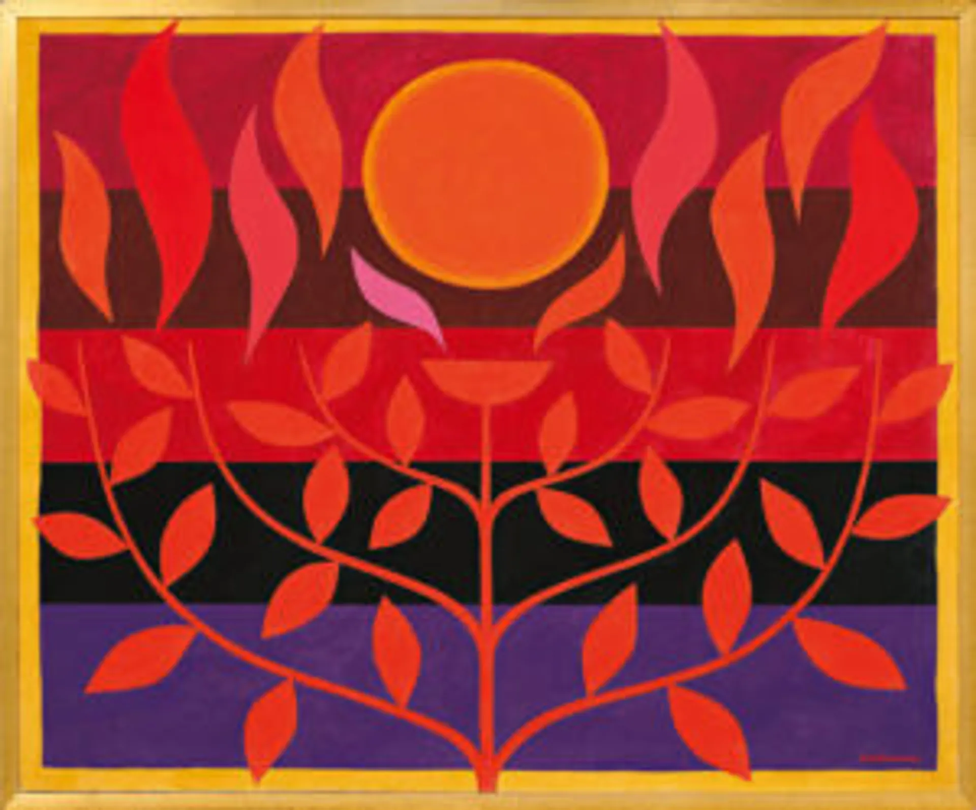 Tree of life (maquette for tapestry)