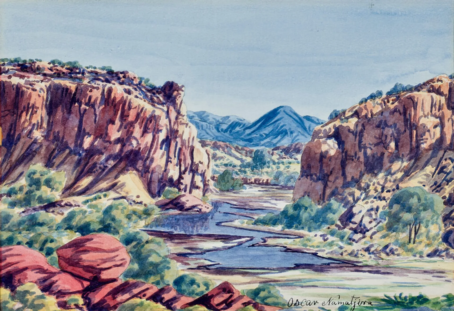 The Ampitheatre Gorge, Western MacDonnell Ranges