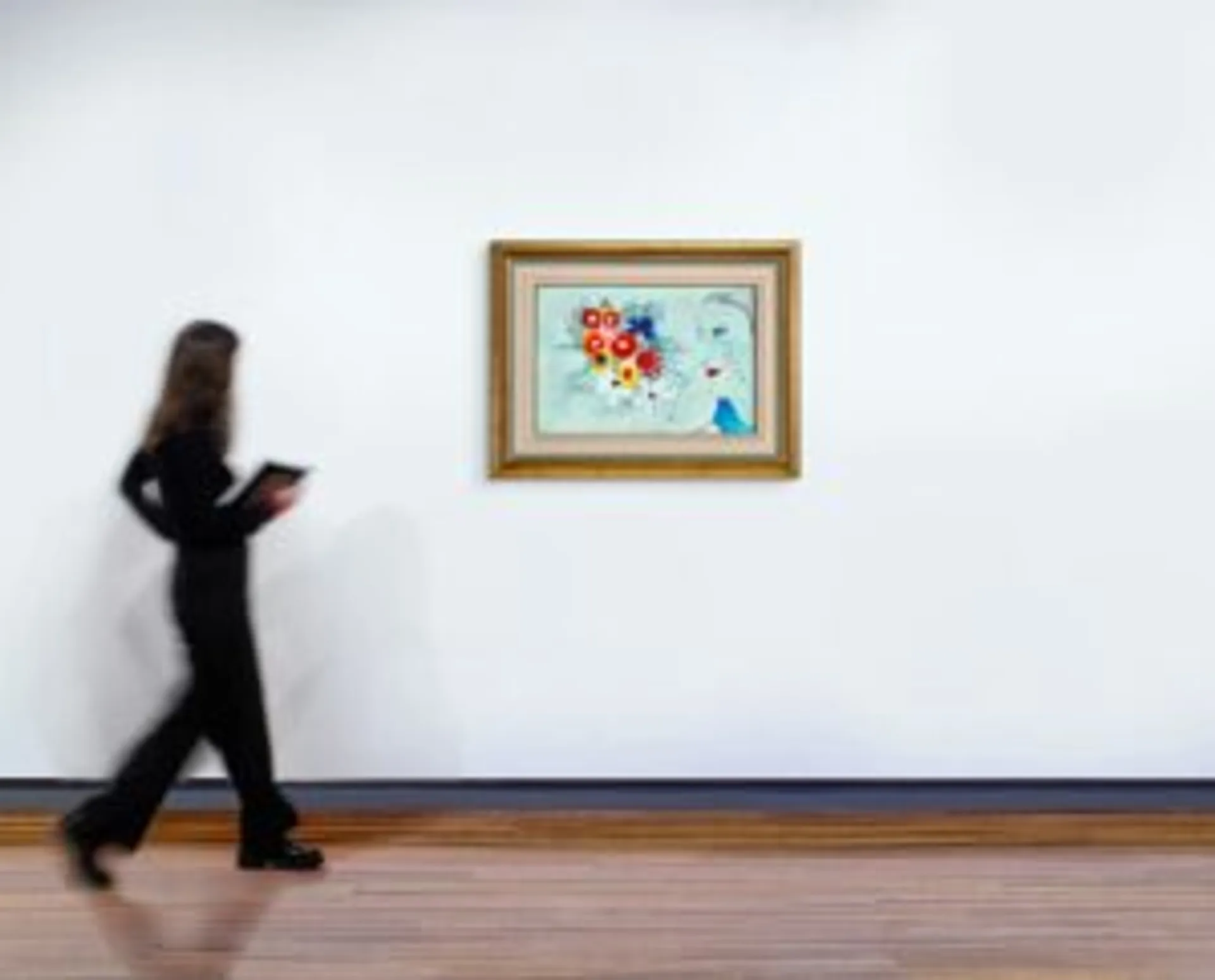 Girl and flowers