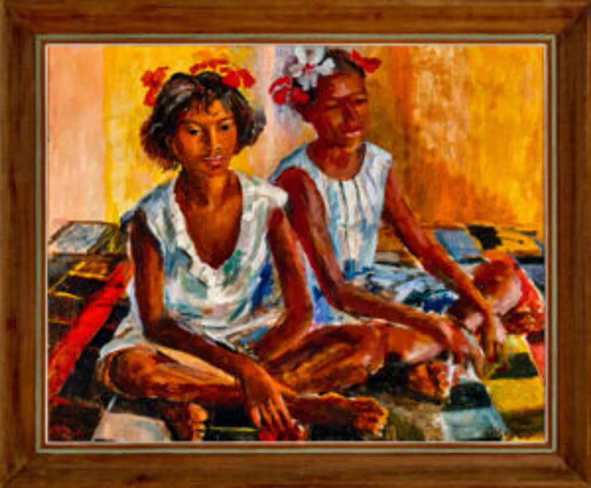 Two girls New Guinea