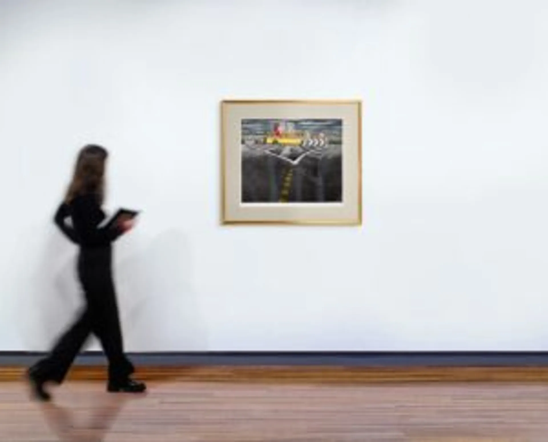 The waiting bus