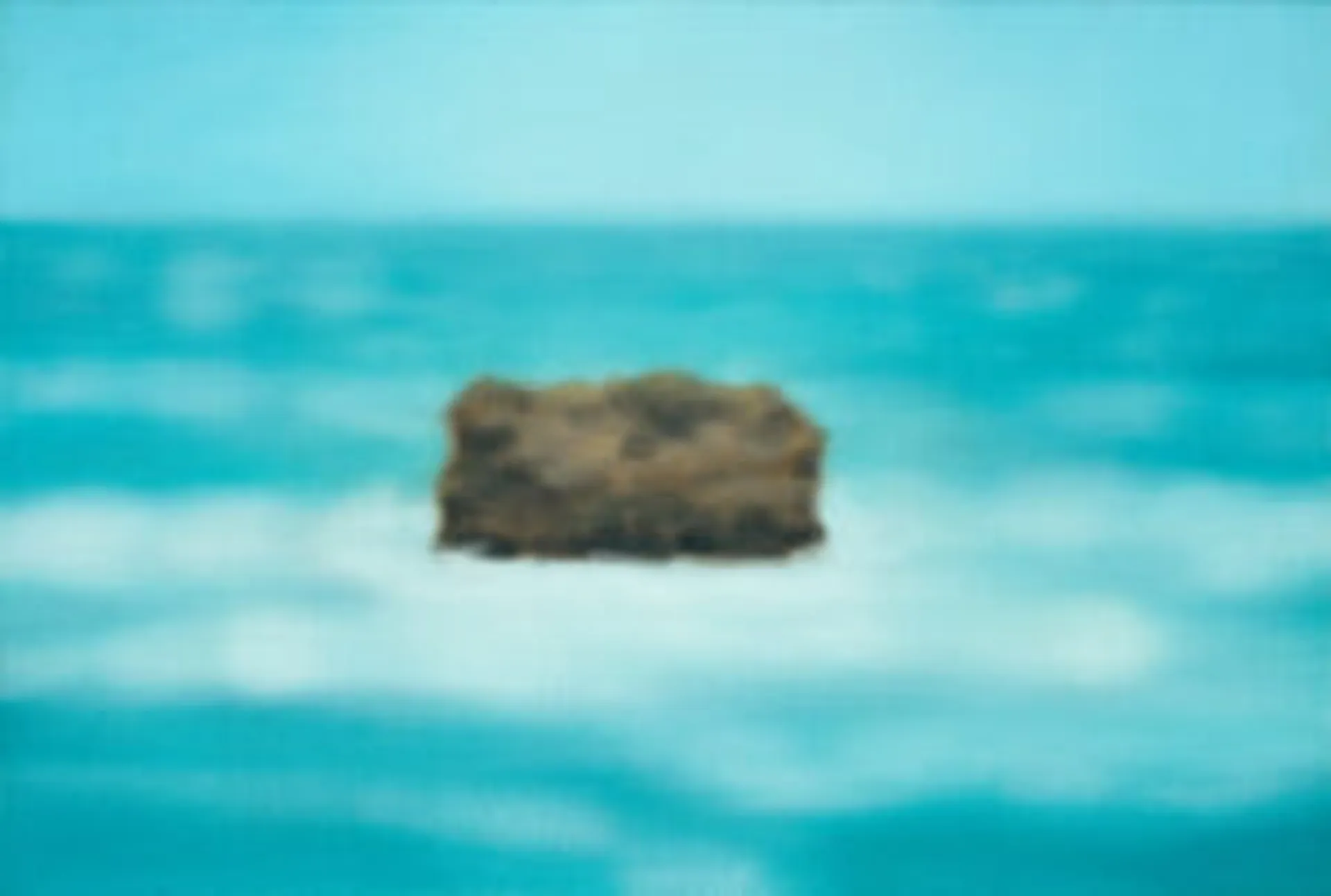 SEASCAPE WITH OUTCROP, SORRENTO