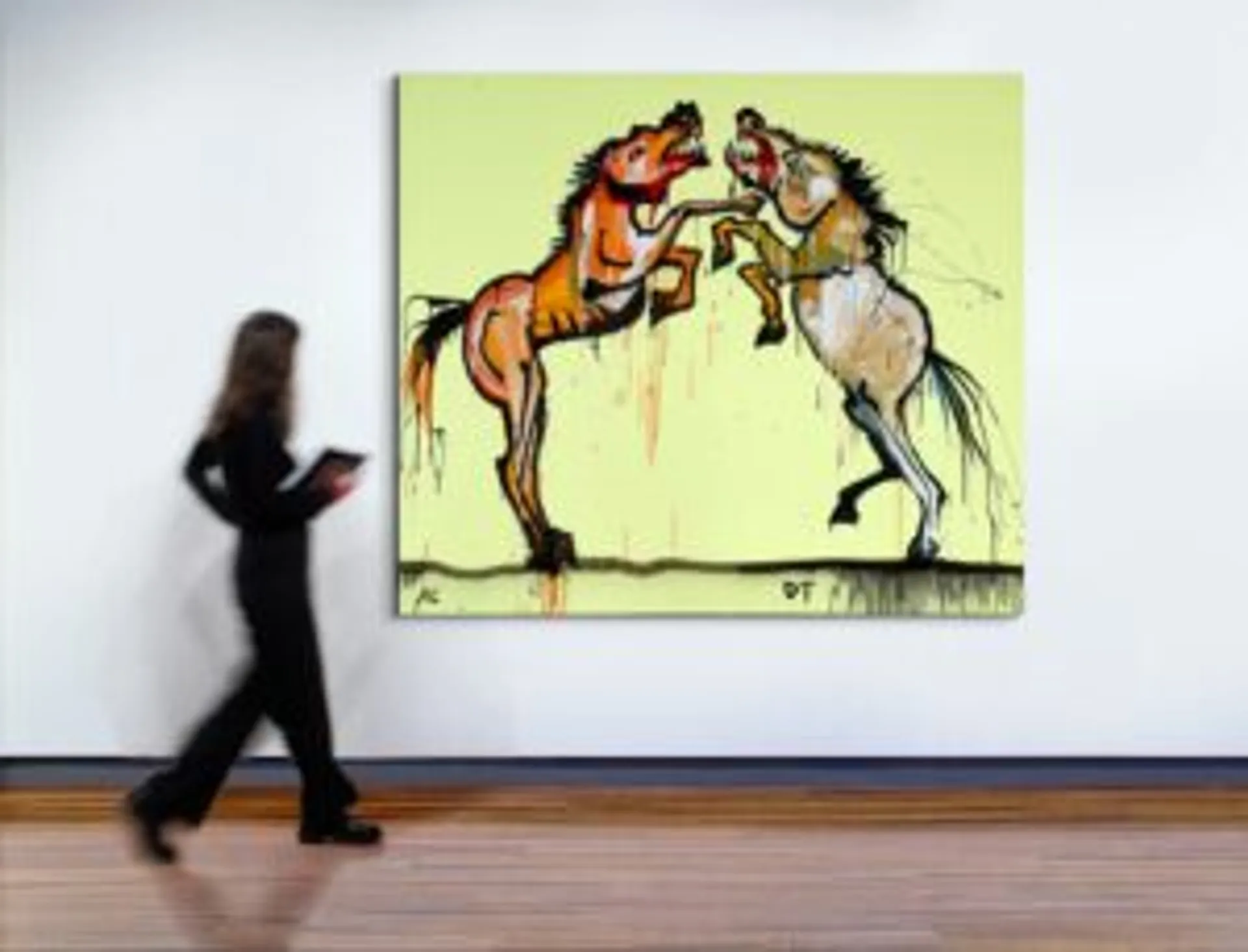 MONGOLIAN FIGHT STALLIONS