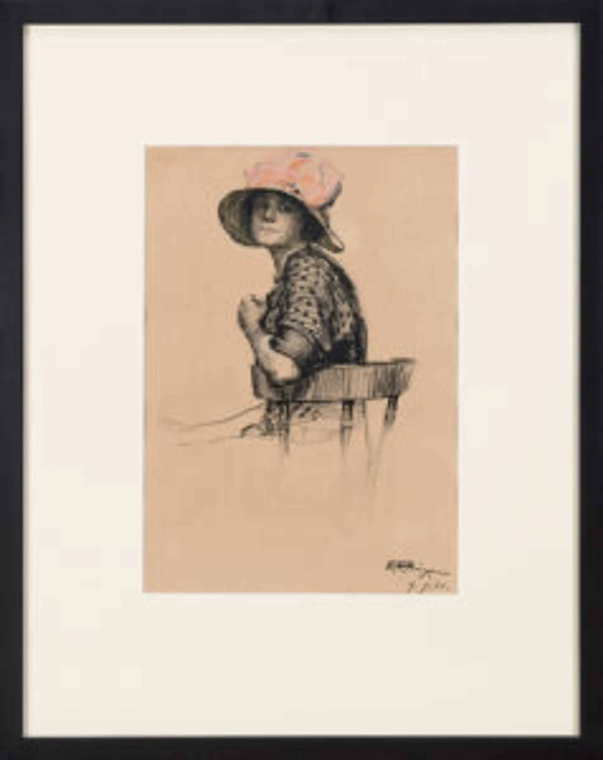PORTRAIT WITH PINK HAT