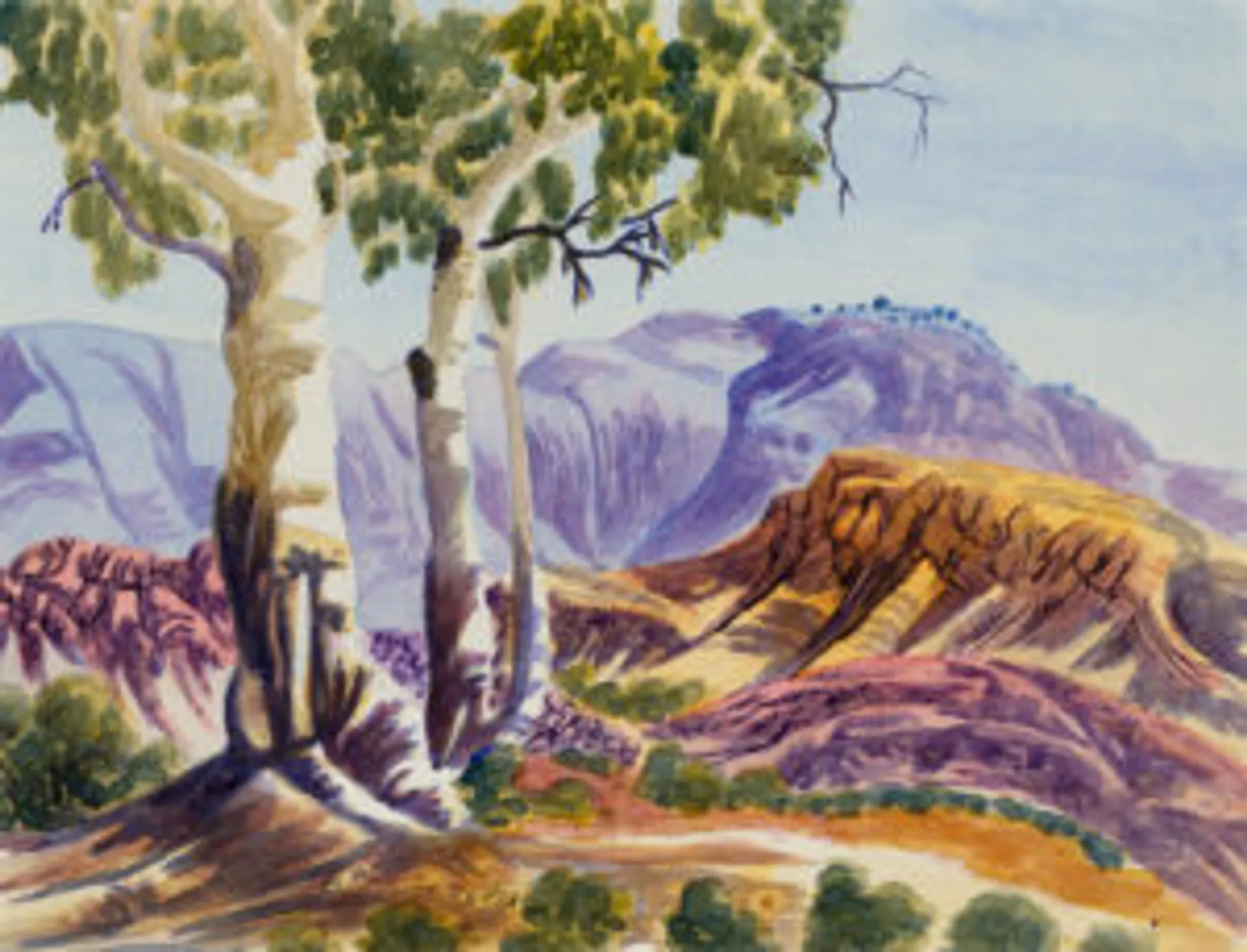 I. CENTRAL AUSTRALIAN LANDSCAPE II. CENTRAL AUSTRALIAN LANDSCAPE