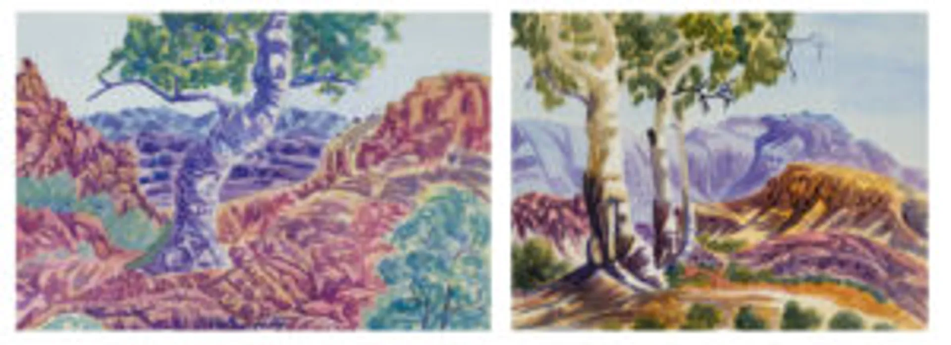 I. CENTRAL AUSTRALIAN LANDSCAPE II. CENTRAL AUSTRALIAN LANDSCAPE