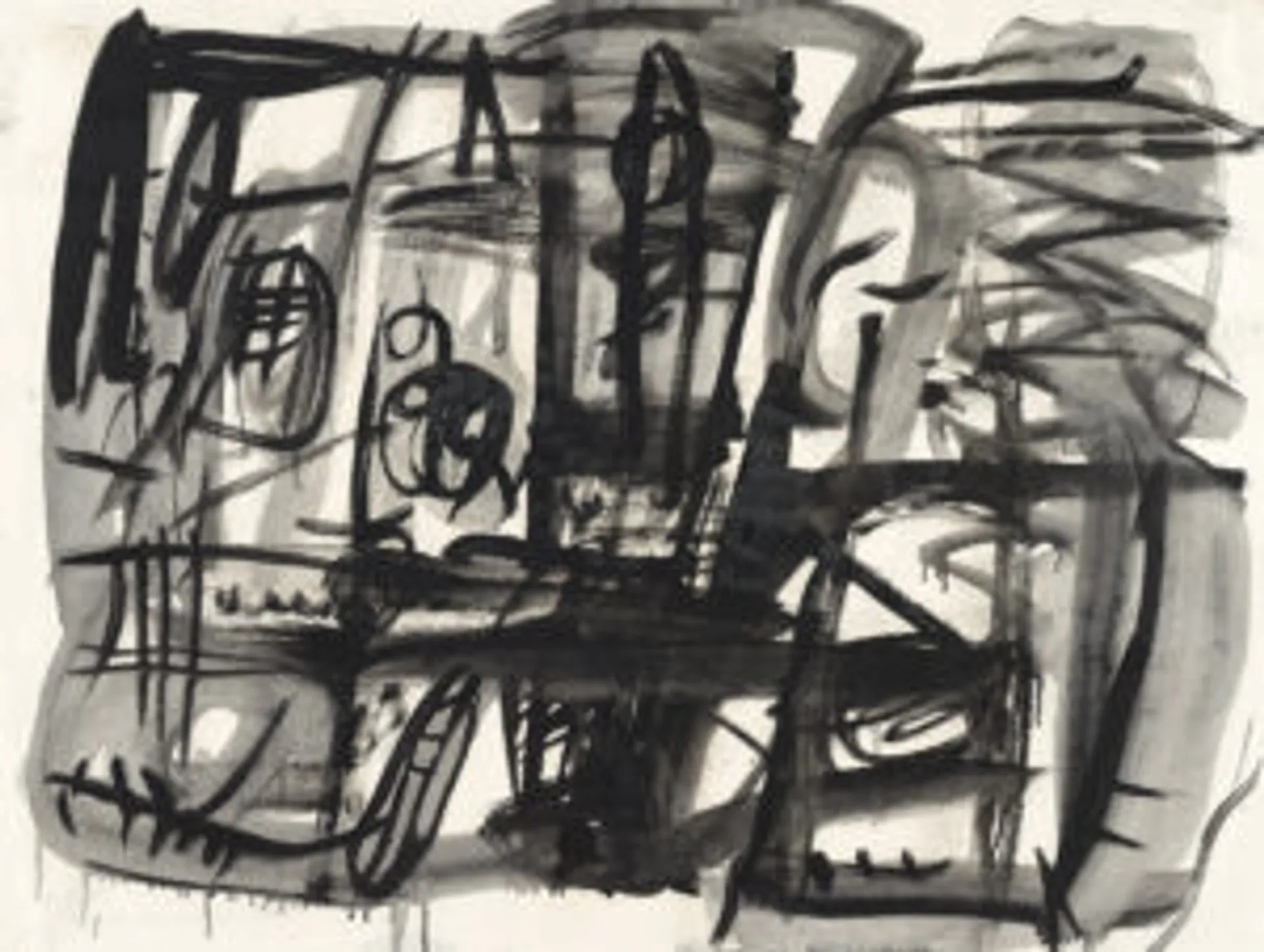 BLACK AND WHITE ABSTRACT