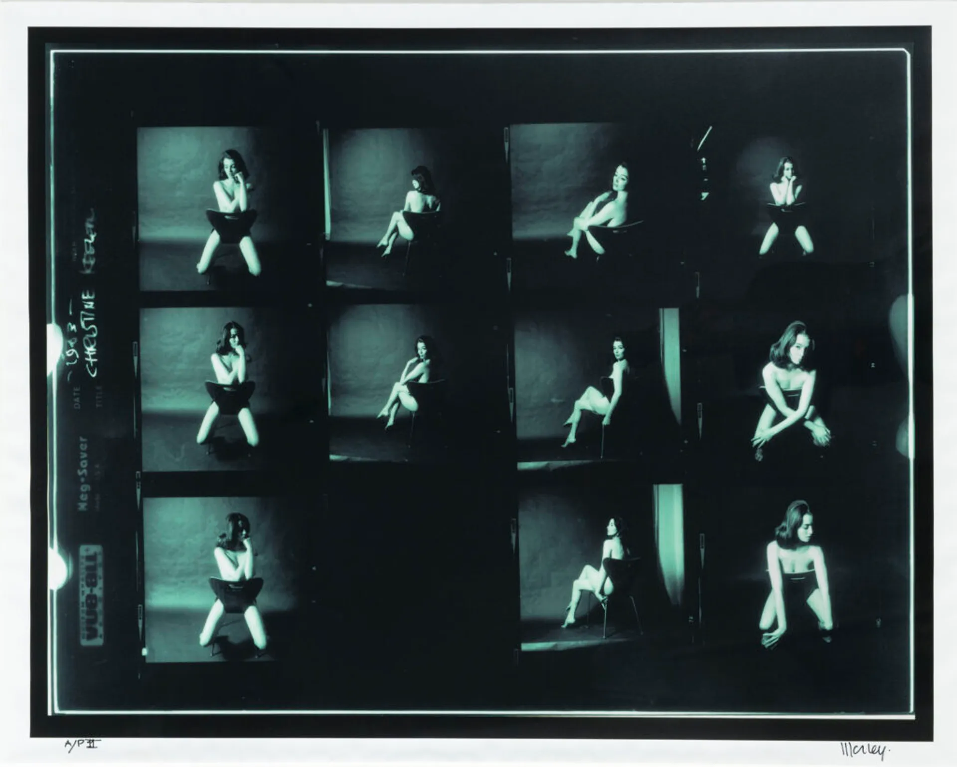 CHRISTINE KEELER CONTACT SHEET