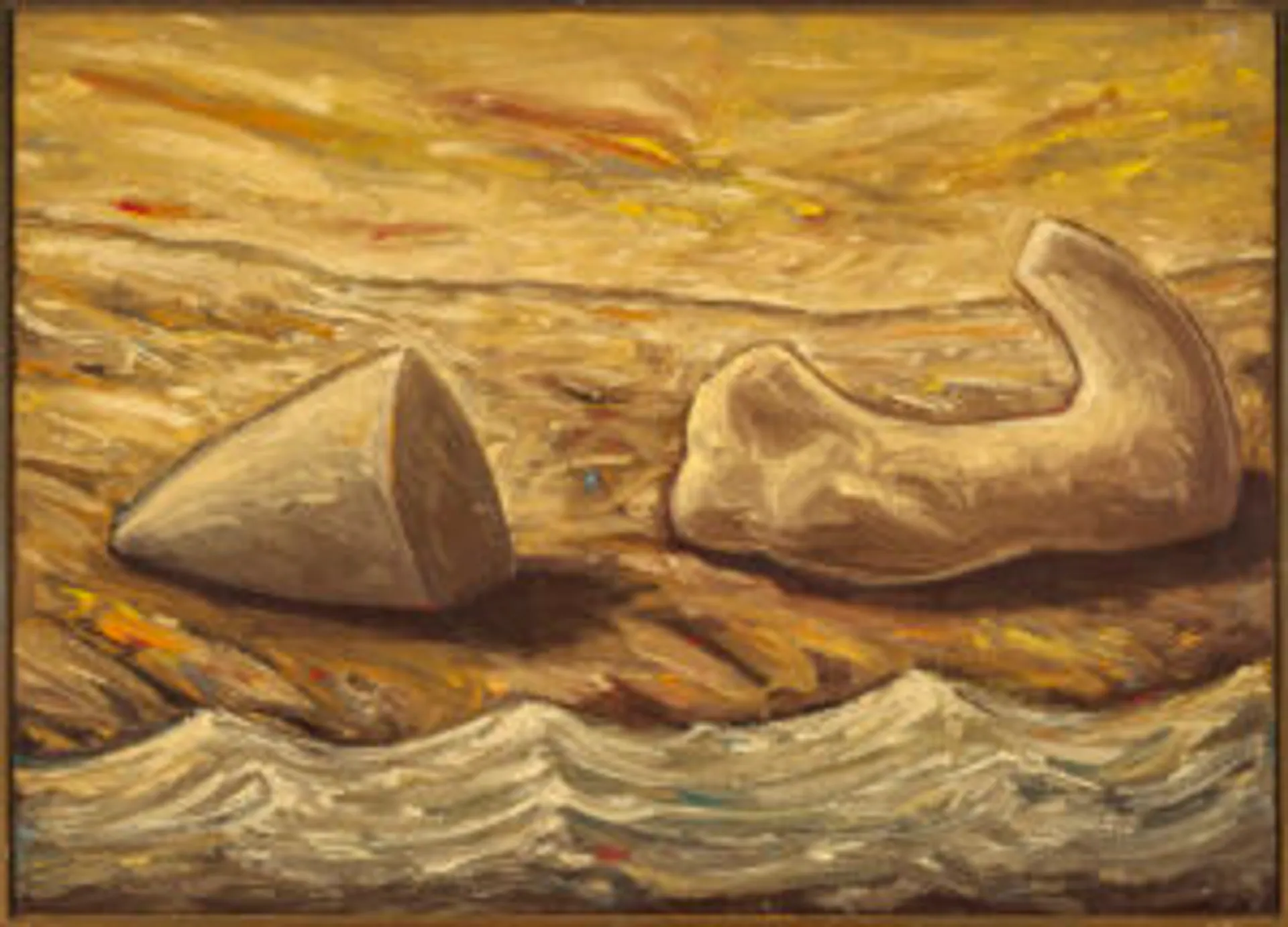 TWO FORMS BY THE SEA