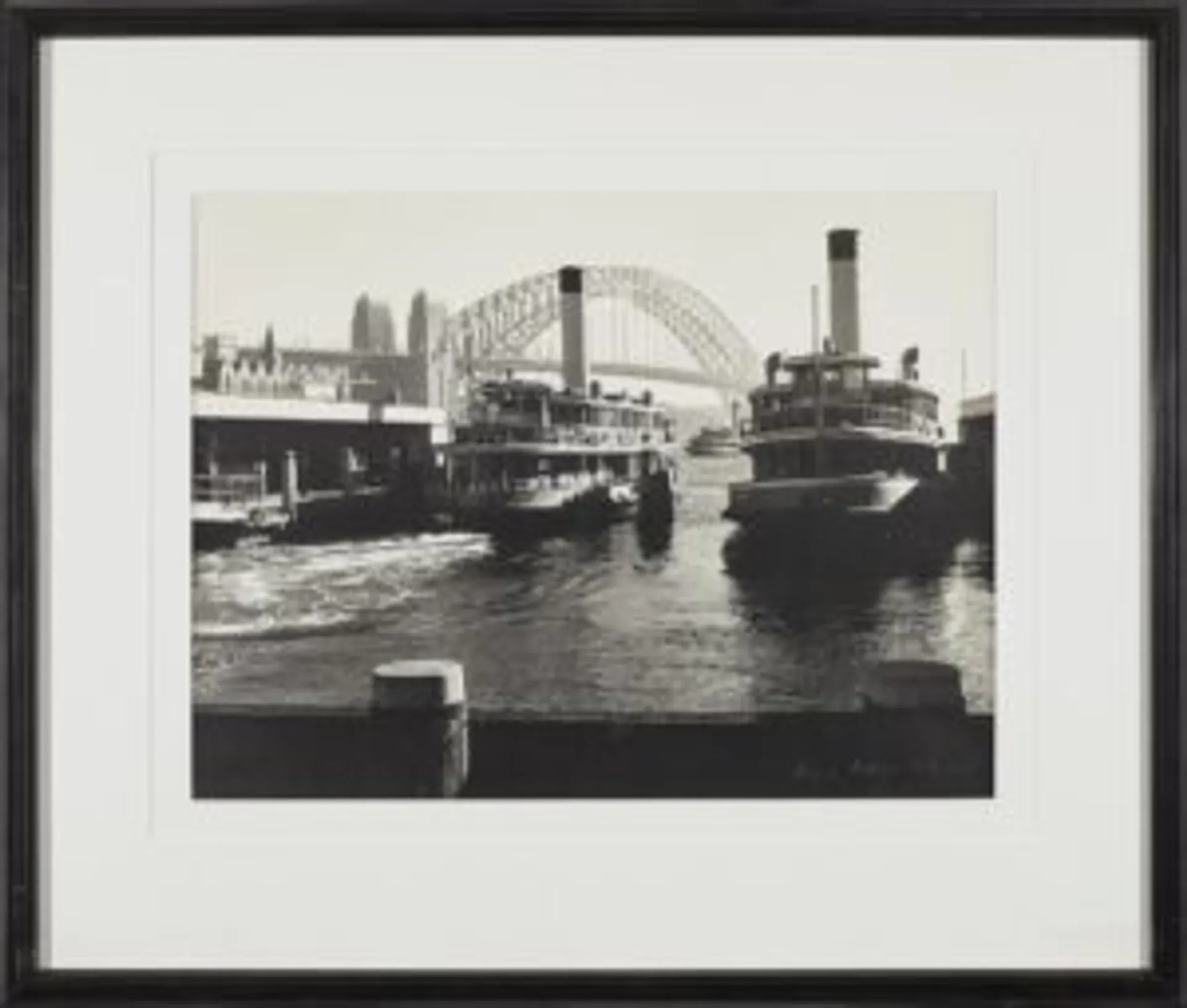 CIRCULAR QUAY (WITH TWO FERRIES)