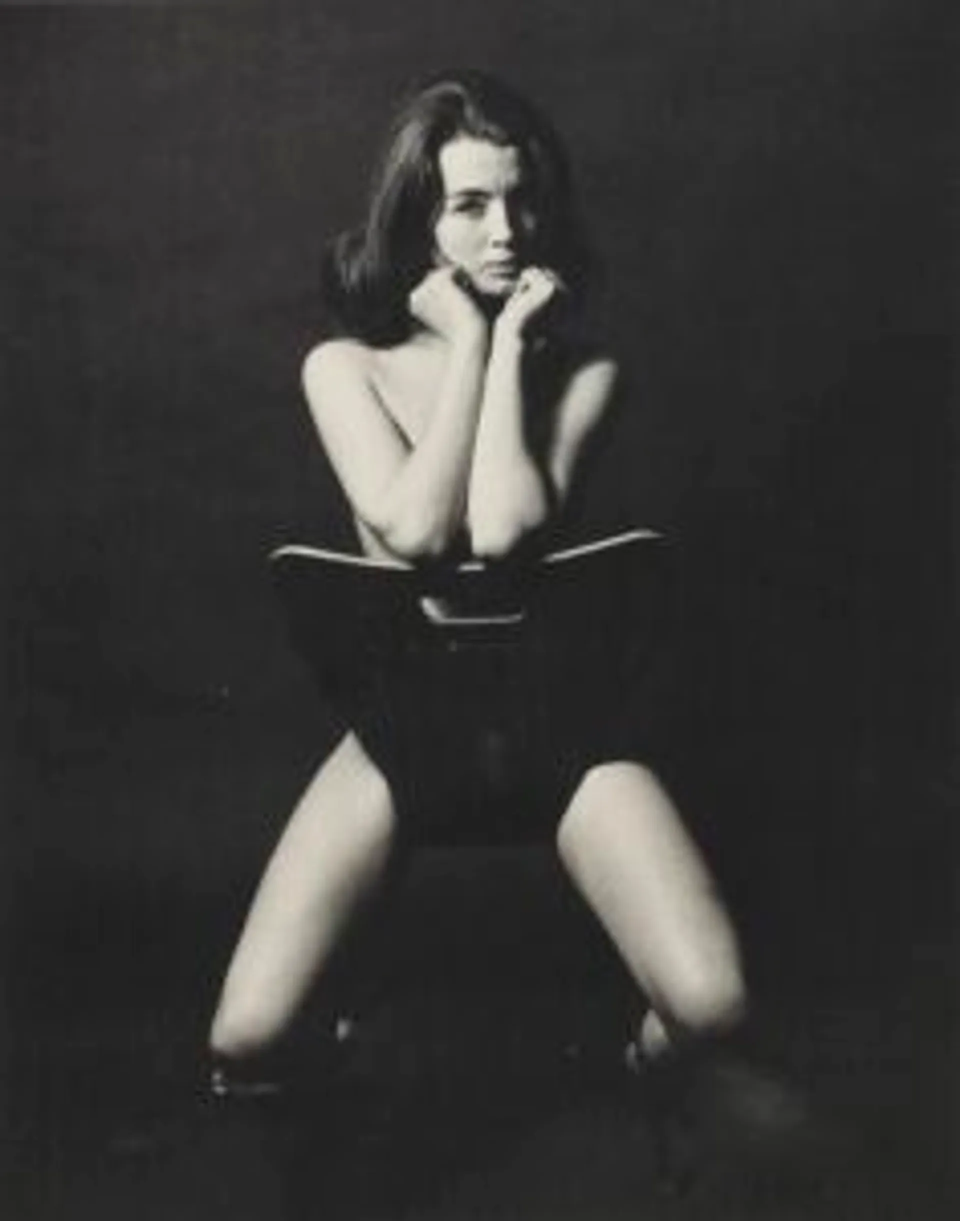 CHRISTINE KEELER, AT MORLEY’S LONDON STUDIO