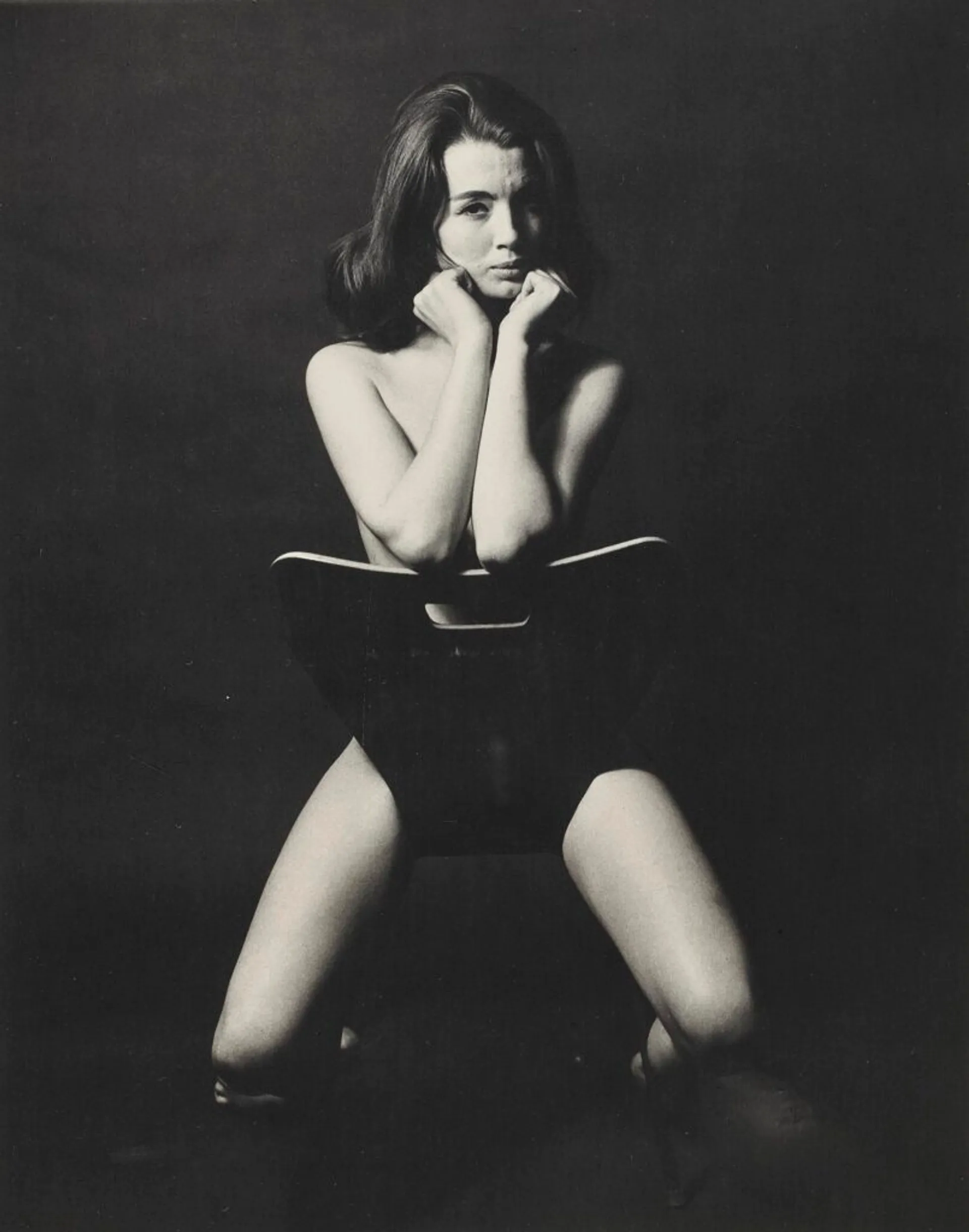 CHRISTINE KEELER, AT MORLEY’S LONDON STUDIO