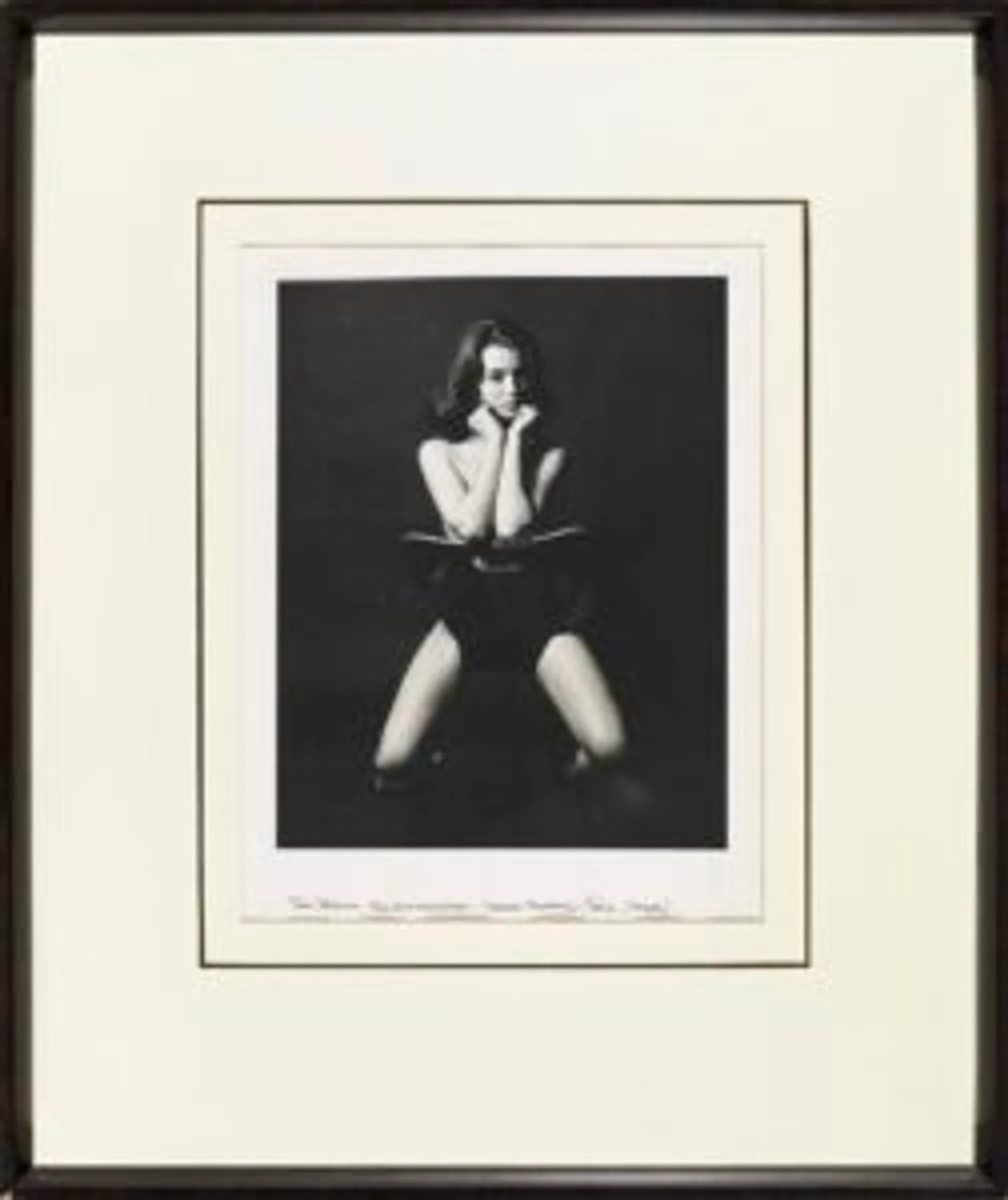 CHRISTINE KEELER, AT MORLEY’S LONDON STUDIO