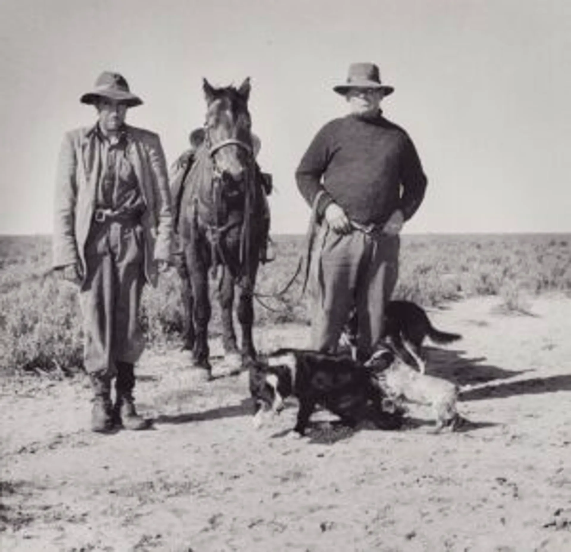 SHEEP DROVERS NEAR ONE TREE, NSW
