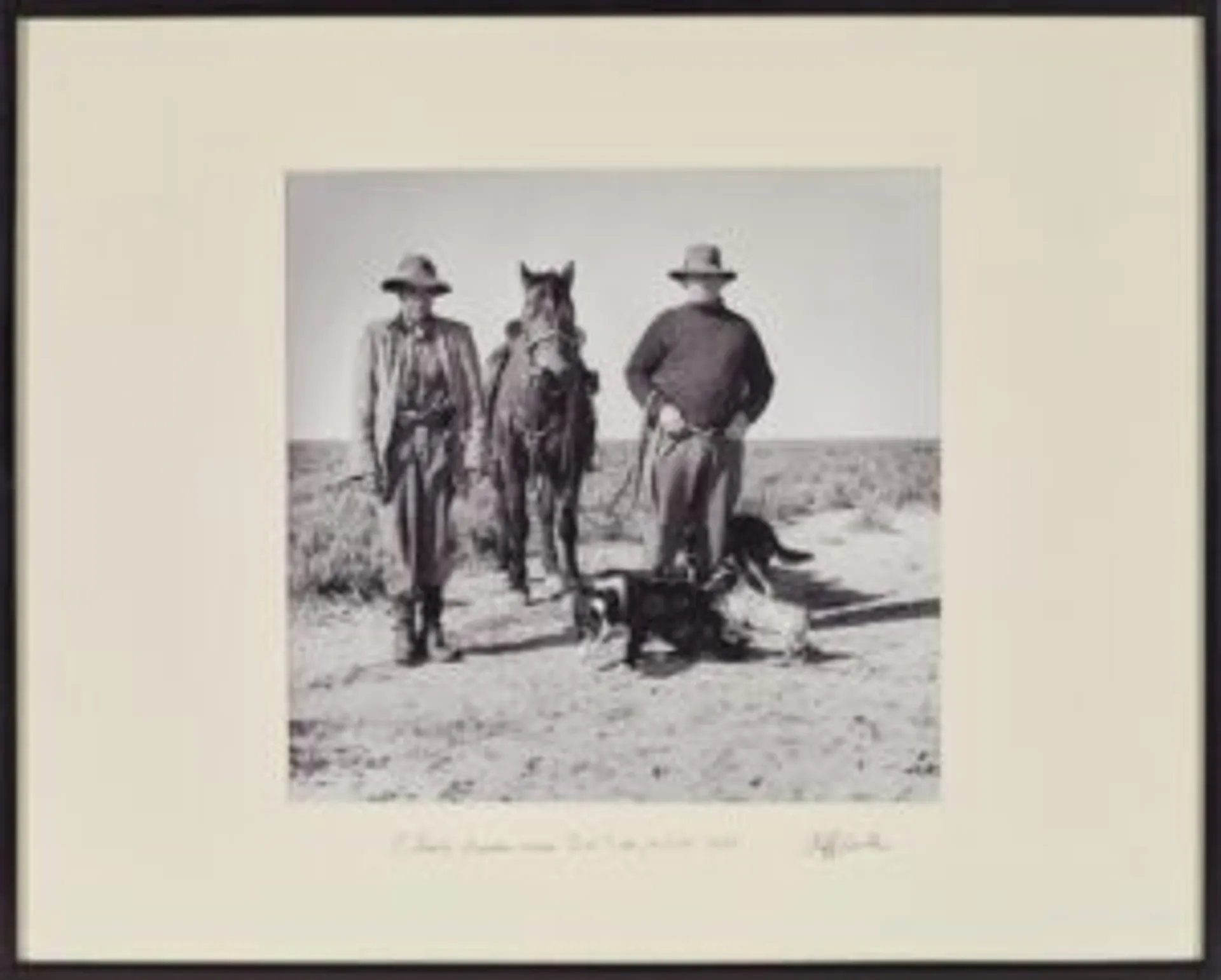 SHEEP DROVERS NEAR ONE TREE, NSW