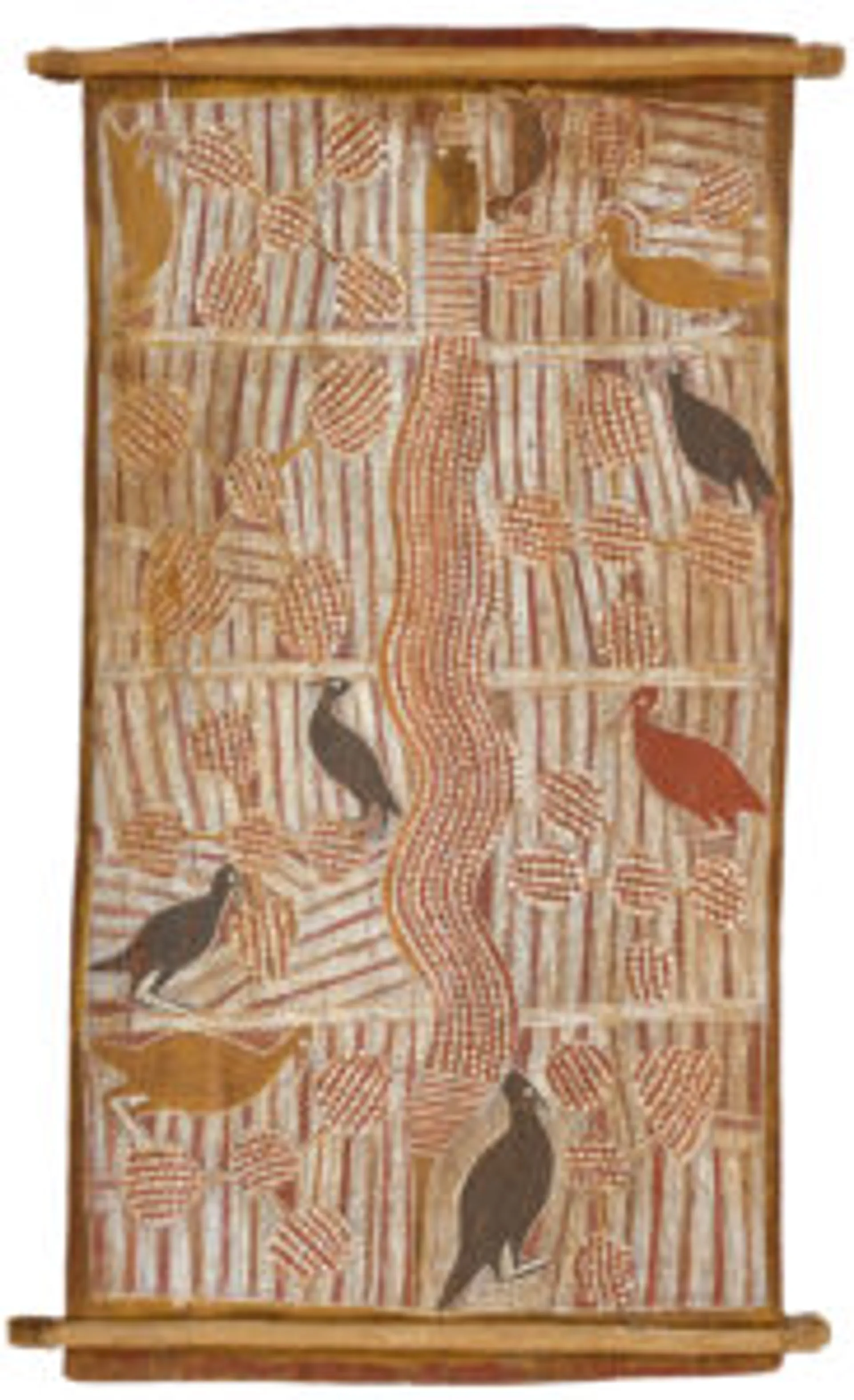 TOTEMIC CREATURES (SNAKES, BIRDS AND WATER LILLIES)