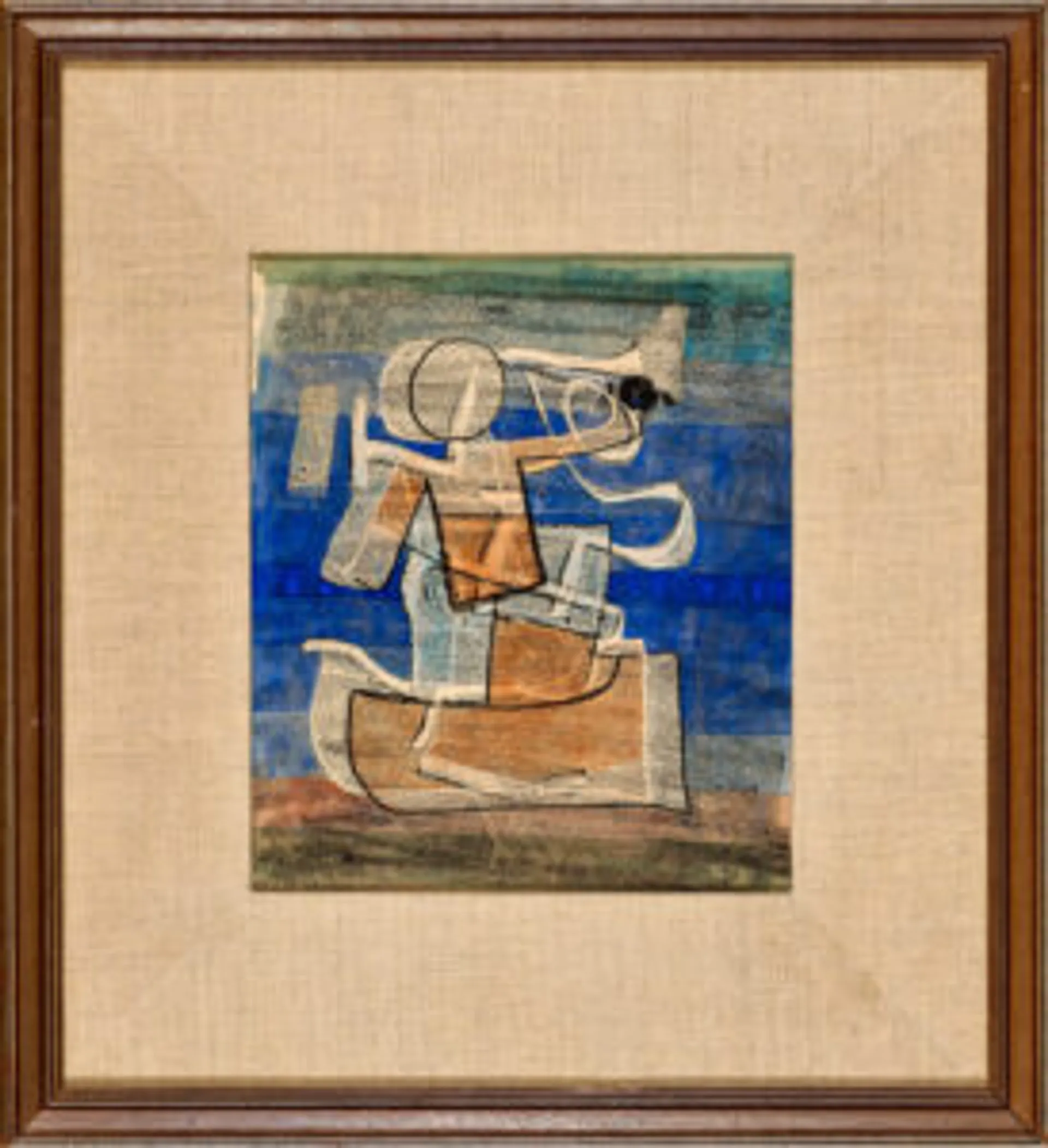 FIGURE IN BOAT