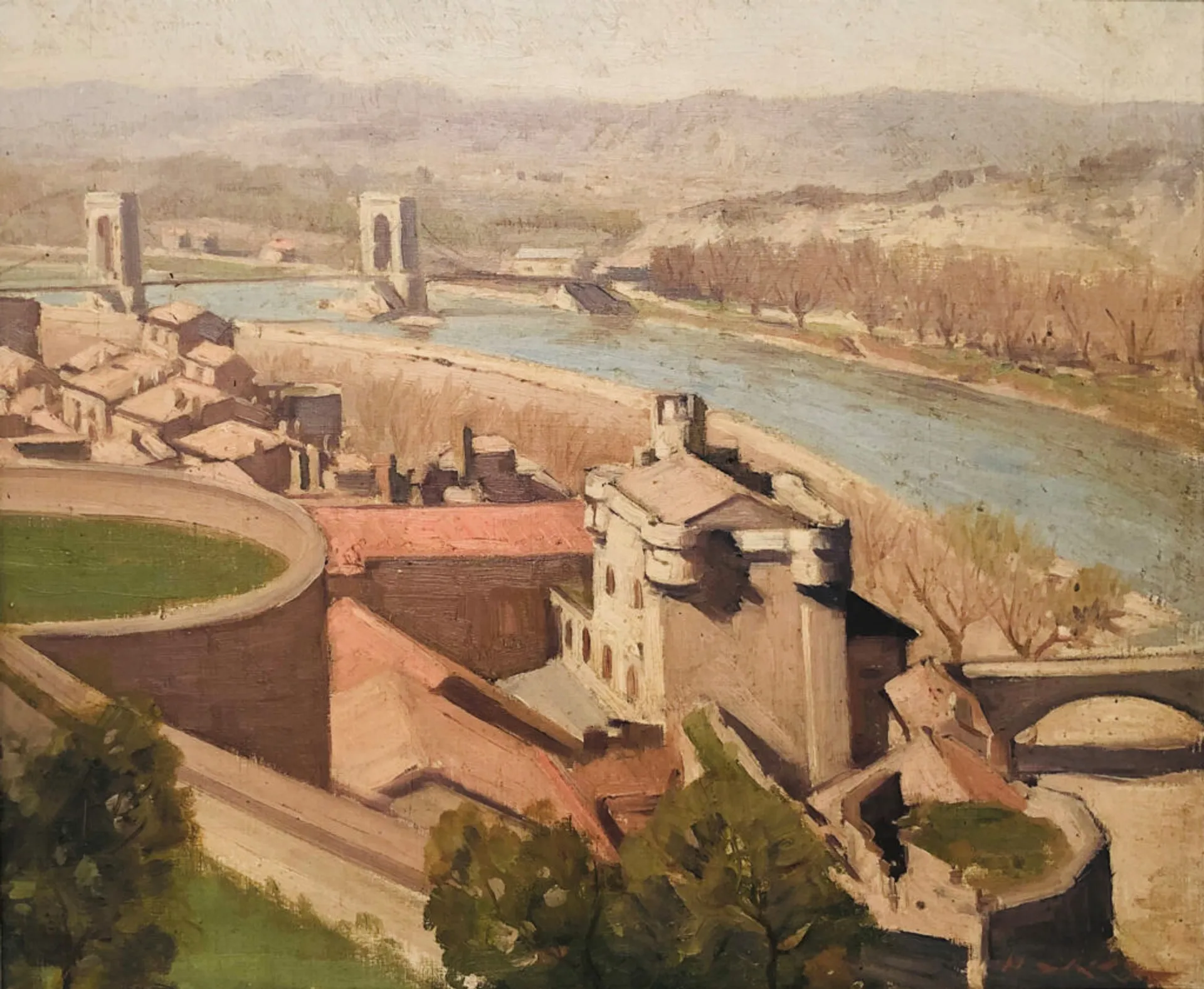 THE RHONE AT AVIGNON