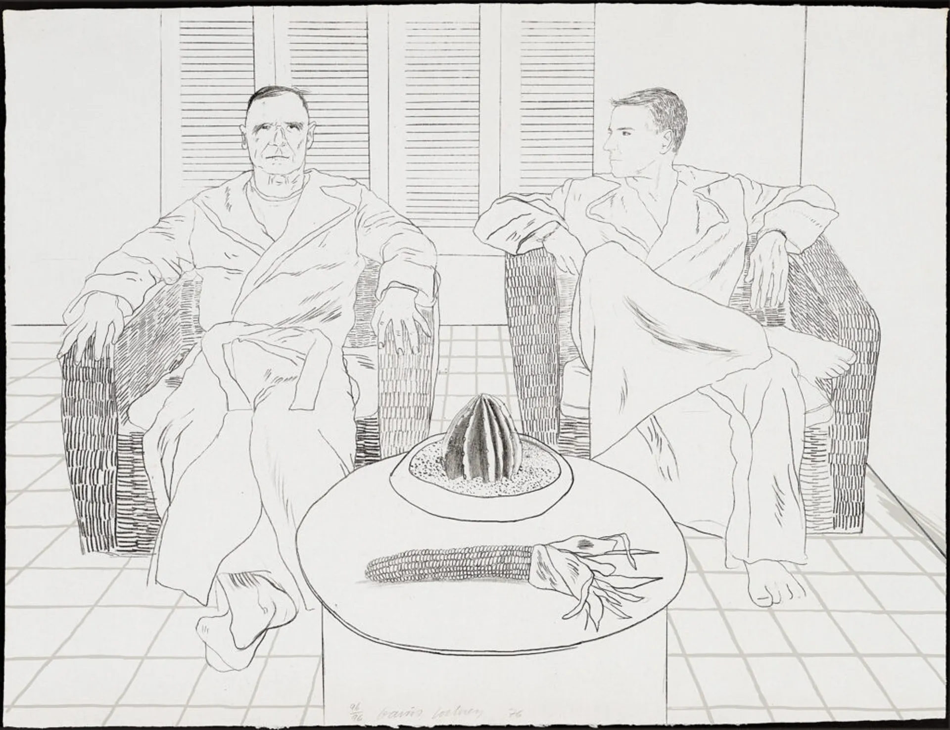 Christopher Isherwood and Don Barchardy