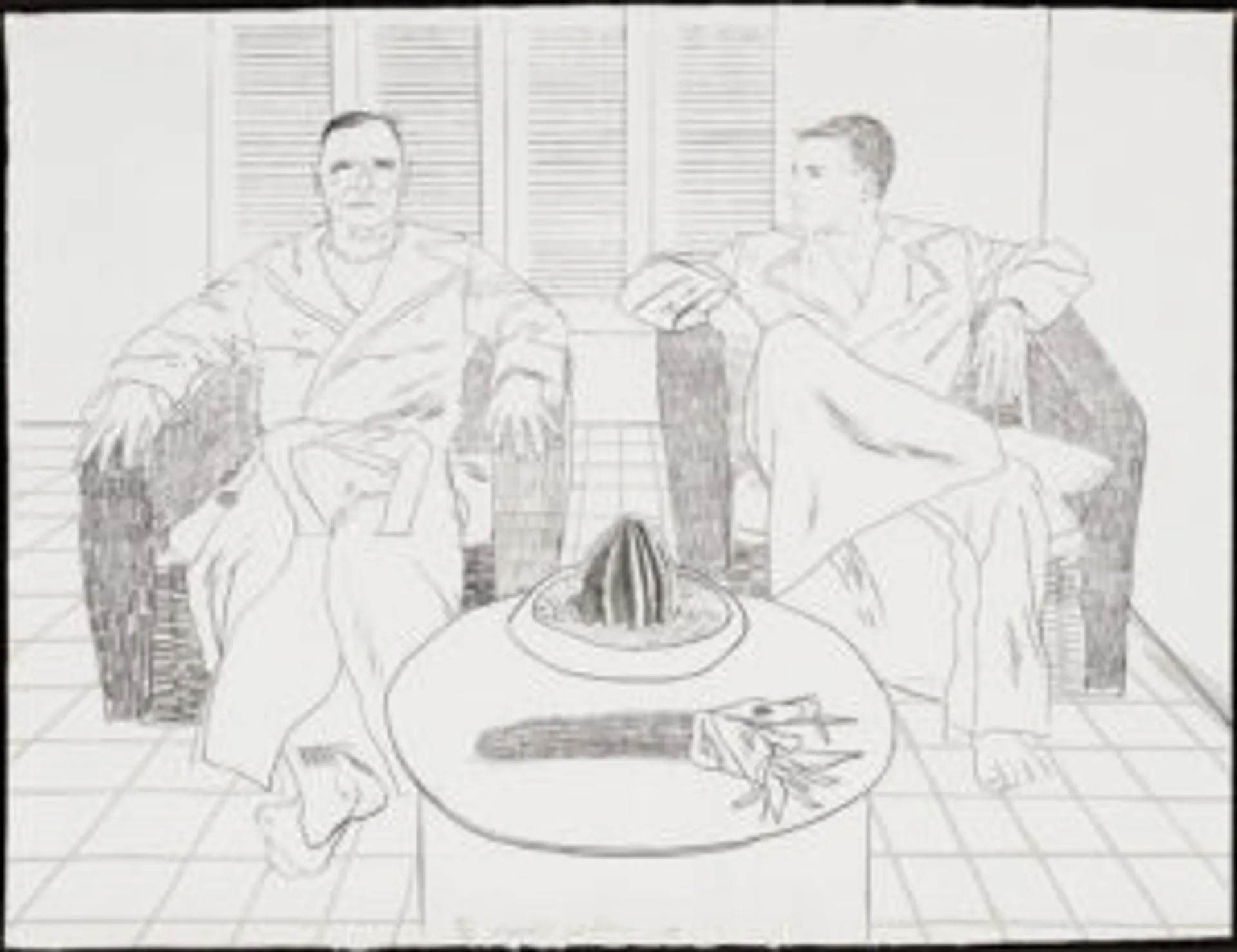 Christopher Isherwood and Don Barchardy