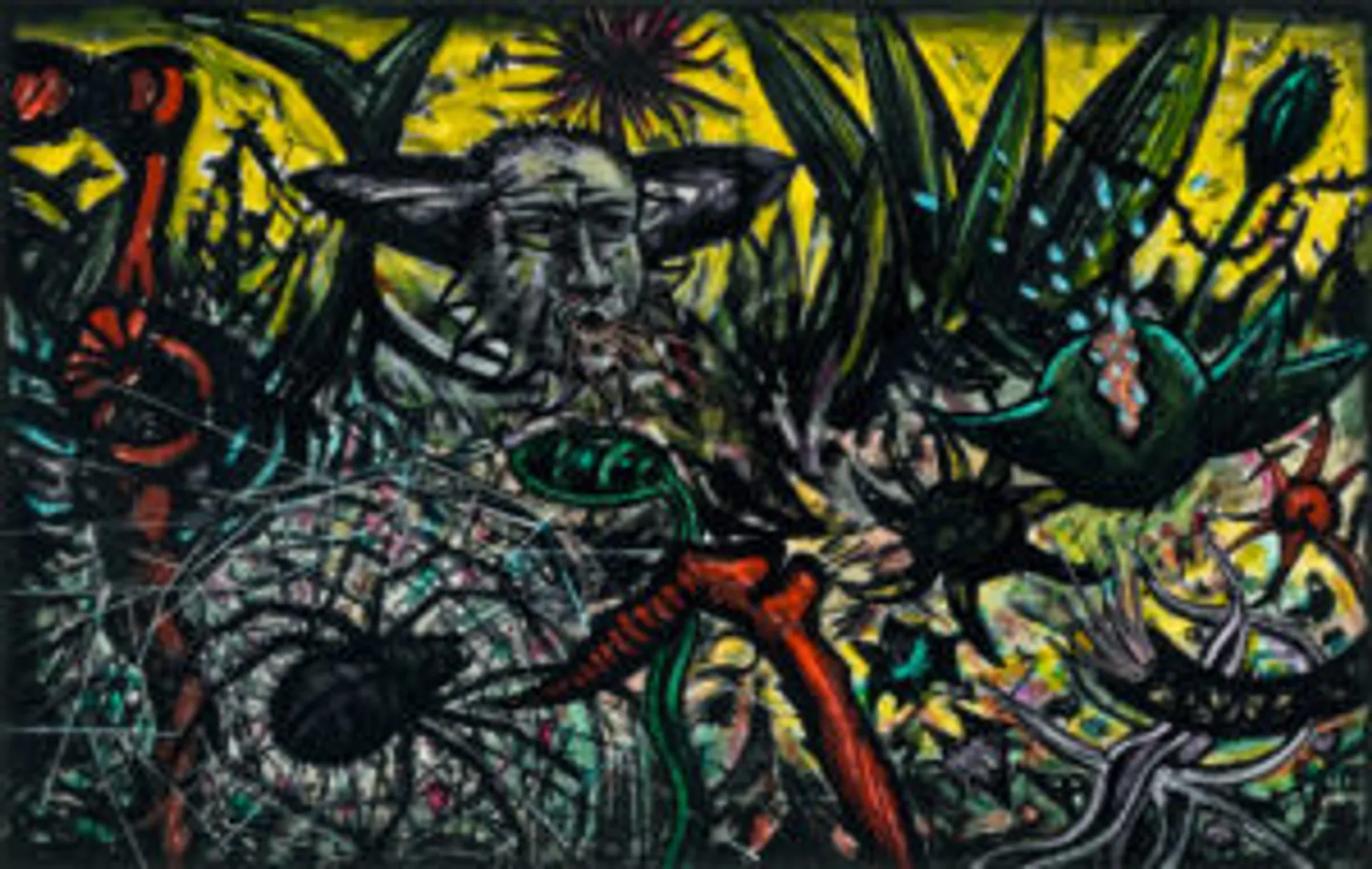 Spider and head