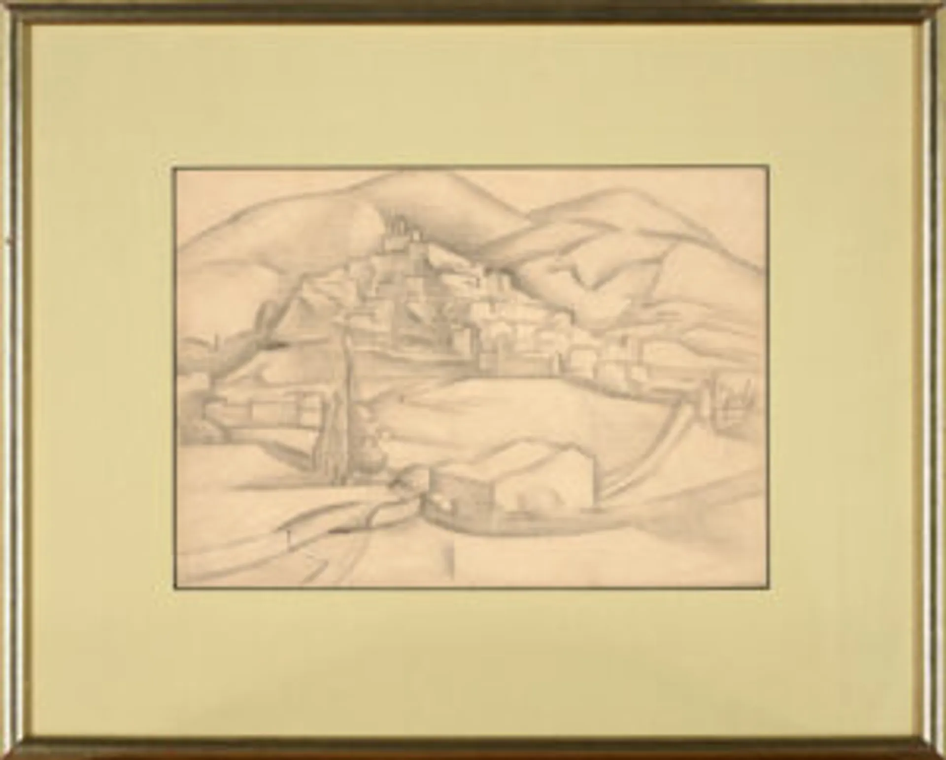 STUDY FOR MIRMANDE (WITH SURROUNDING HILLS)