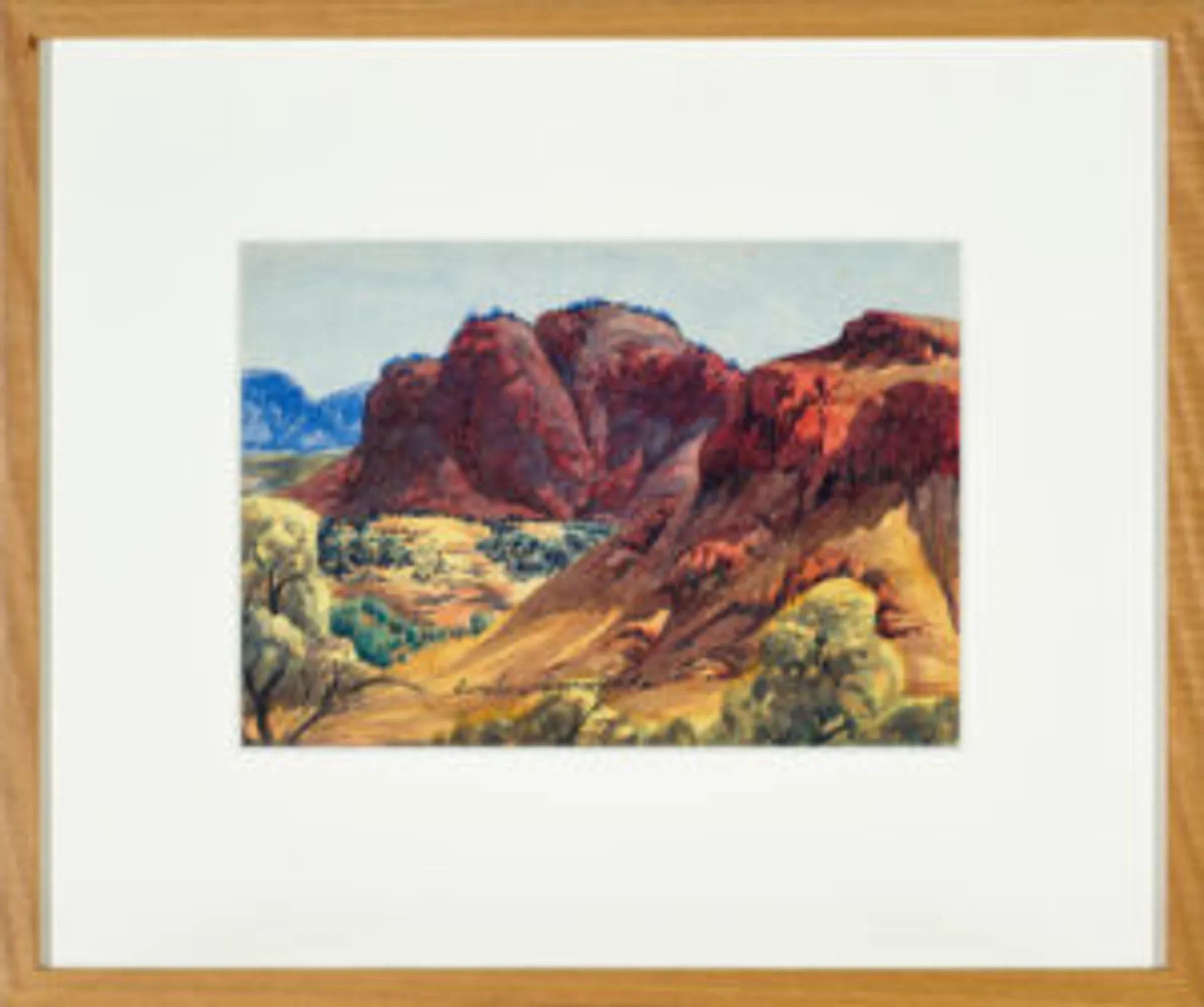 Three watercolours