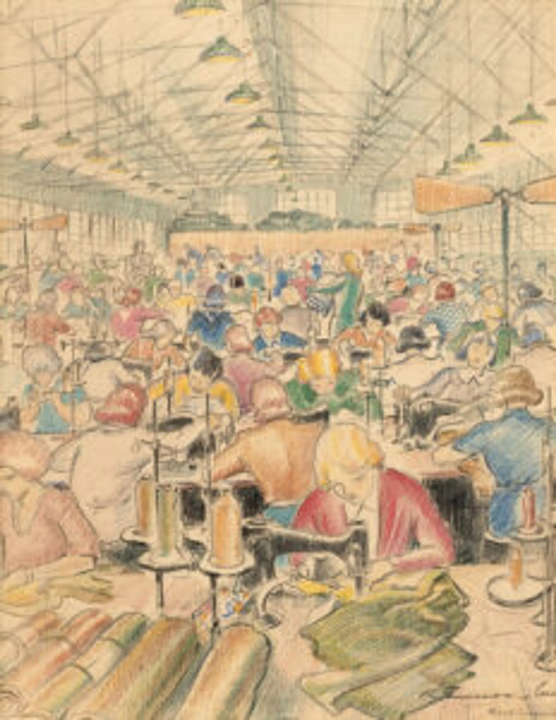 SEWING UNIFORMS: WAR AND MUNITIONS FACTORIES, MELBOURNE