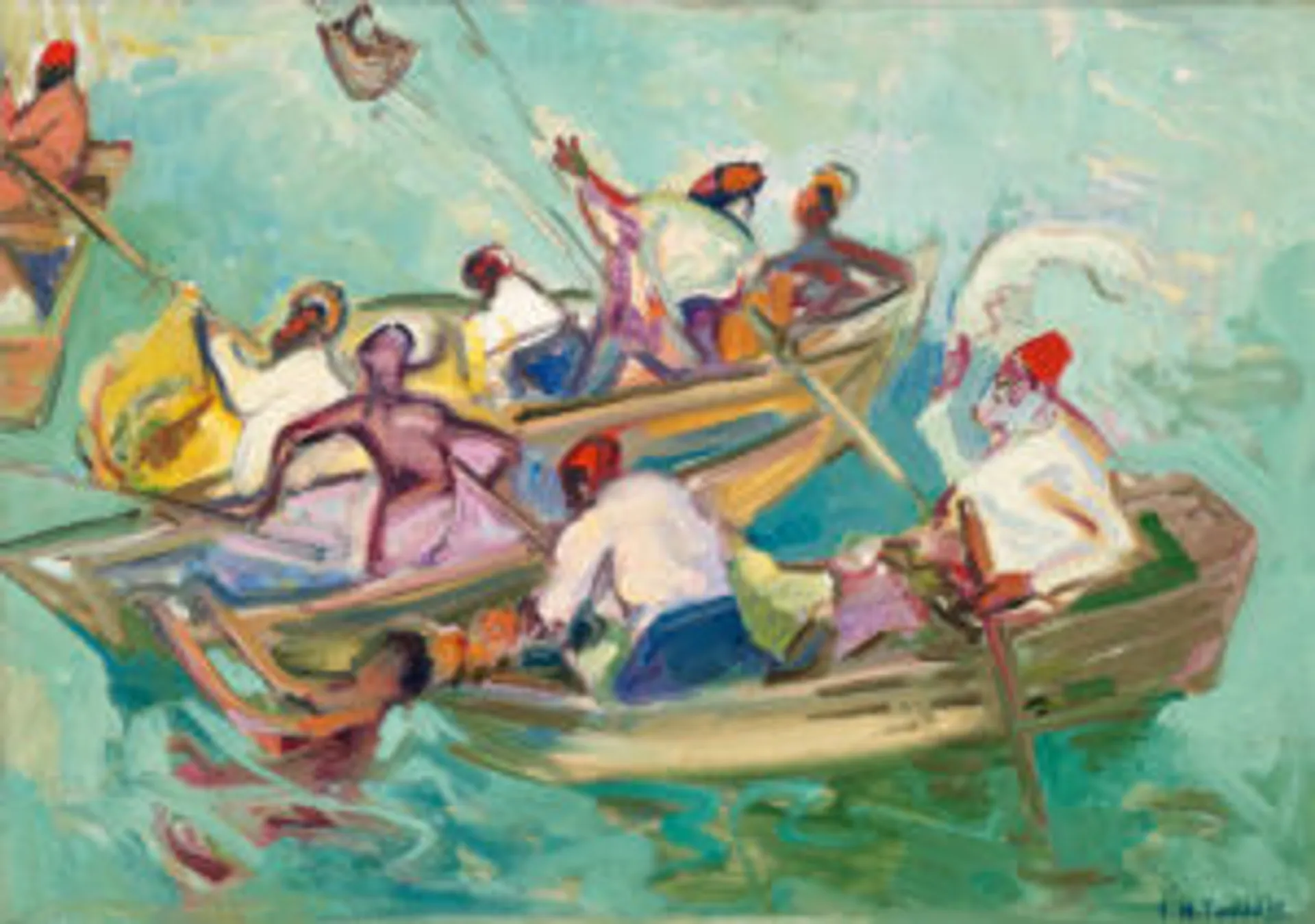 MERCHANTS ON THE SUEZ CANAL