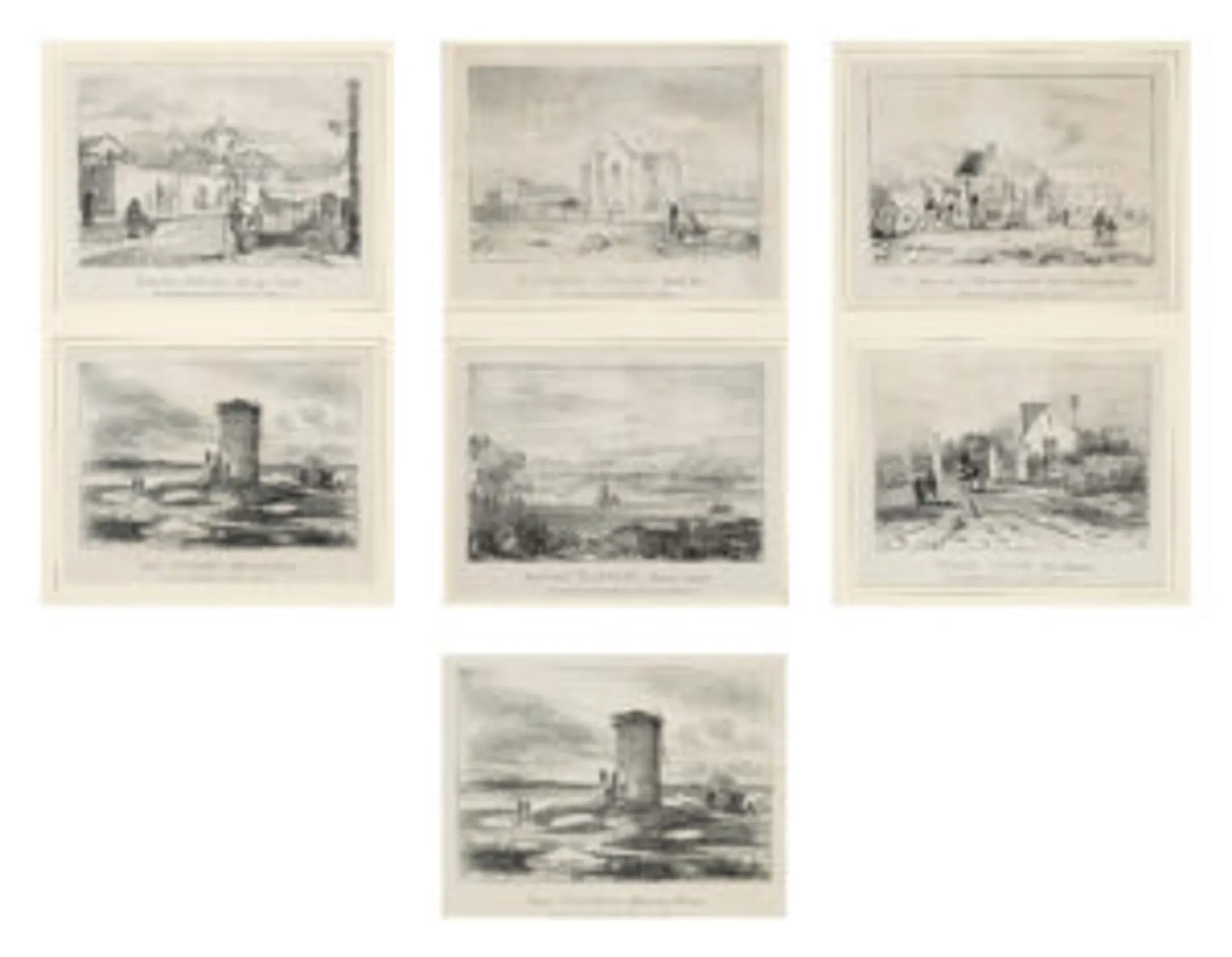 A SERIES OF LITHOGRAPH DRAWINGS OF SYDNEY AND ITS ENVIRONS