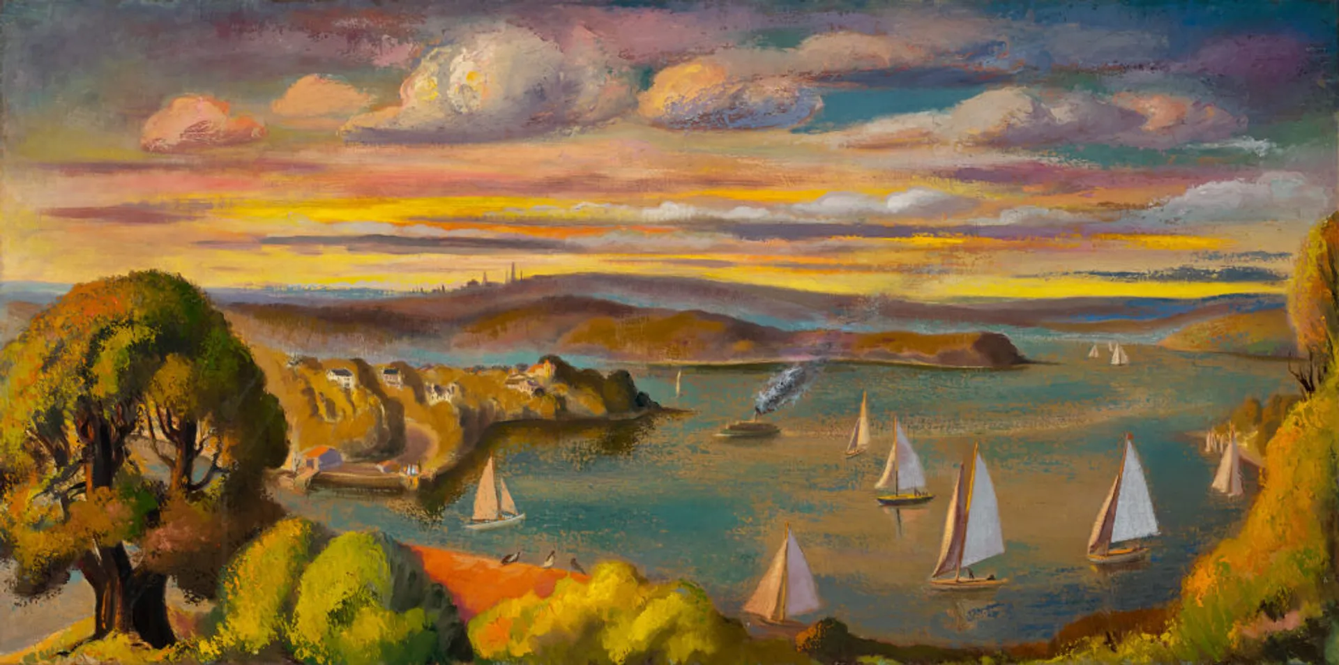 EVENING, SYDNEY HARBOUR