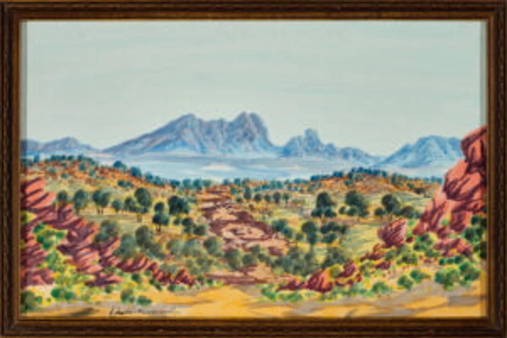 CENTRAL DESERT, AUSTRALIAN LANDSCAPE
