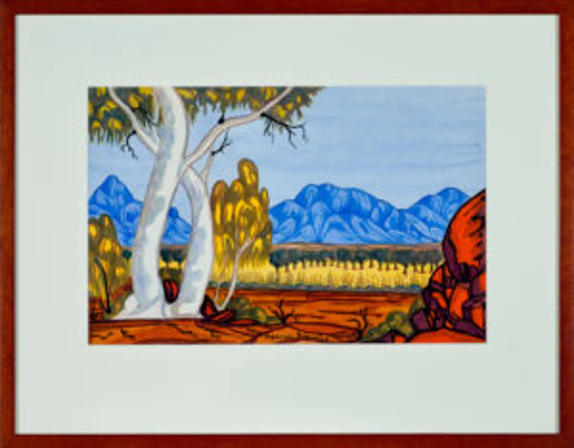 CENTRAL AUSTRALIAN SCENE