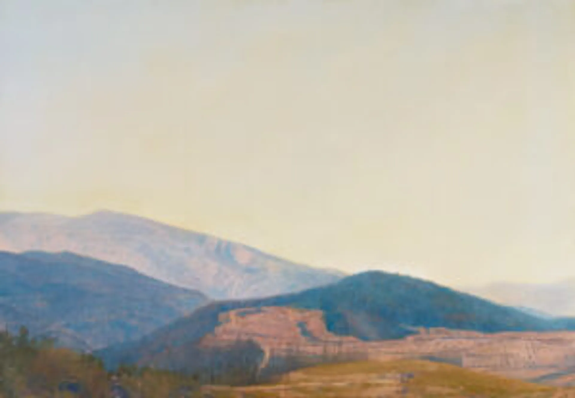 LANDSCAPE (BLUE BROWN RED) NO. 34, 2ND VARIATION