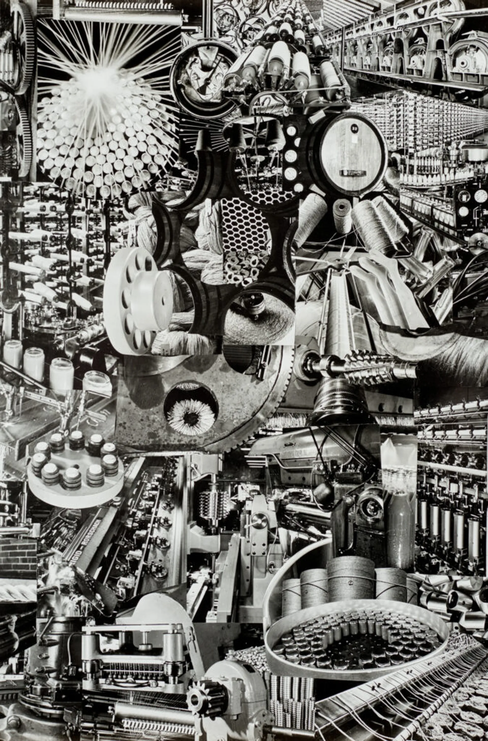 DETAIL OF THE RIGHT SECTION OF THE MURAL BY WOLFGANG SIEVERS AT THE VICTORIAN CHAMBER OF COMMERCE
