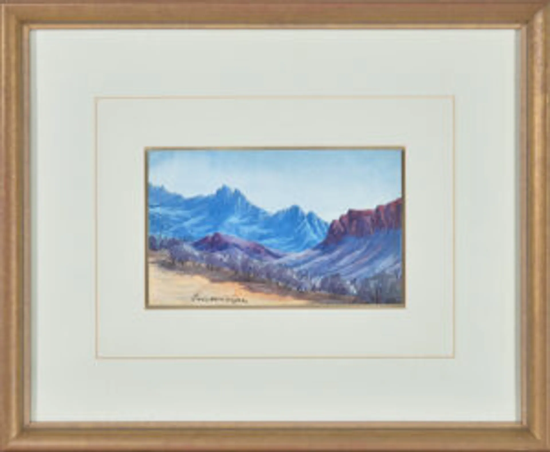 THE BLUE MACDONNELL RANGES