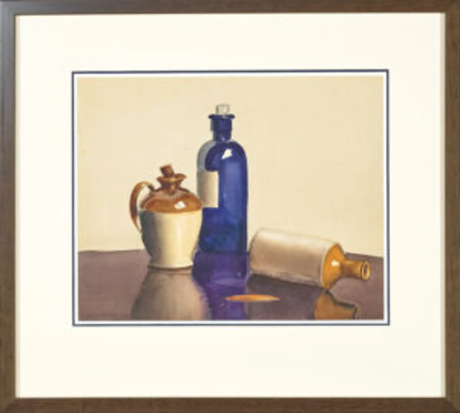 STILL LIFE OF BOTTLES (TRIPTYCH)