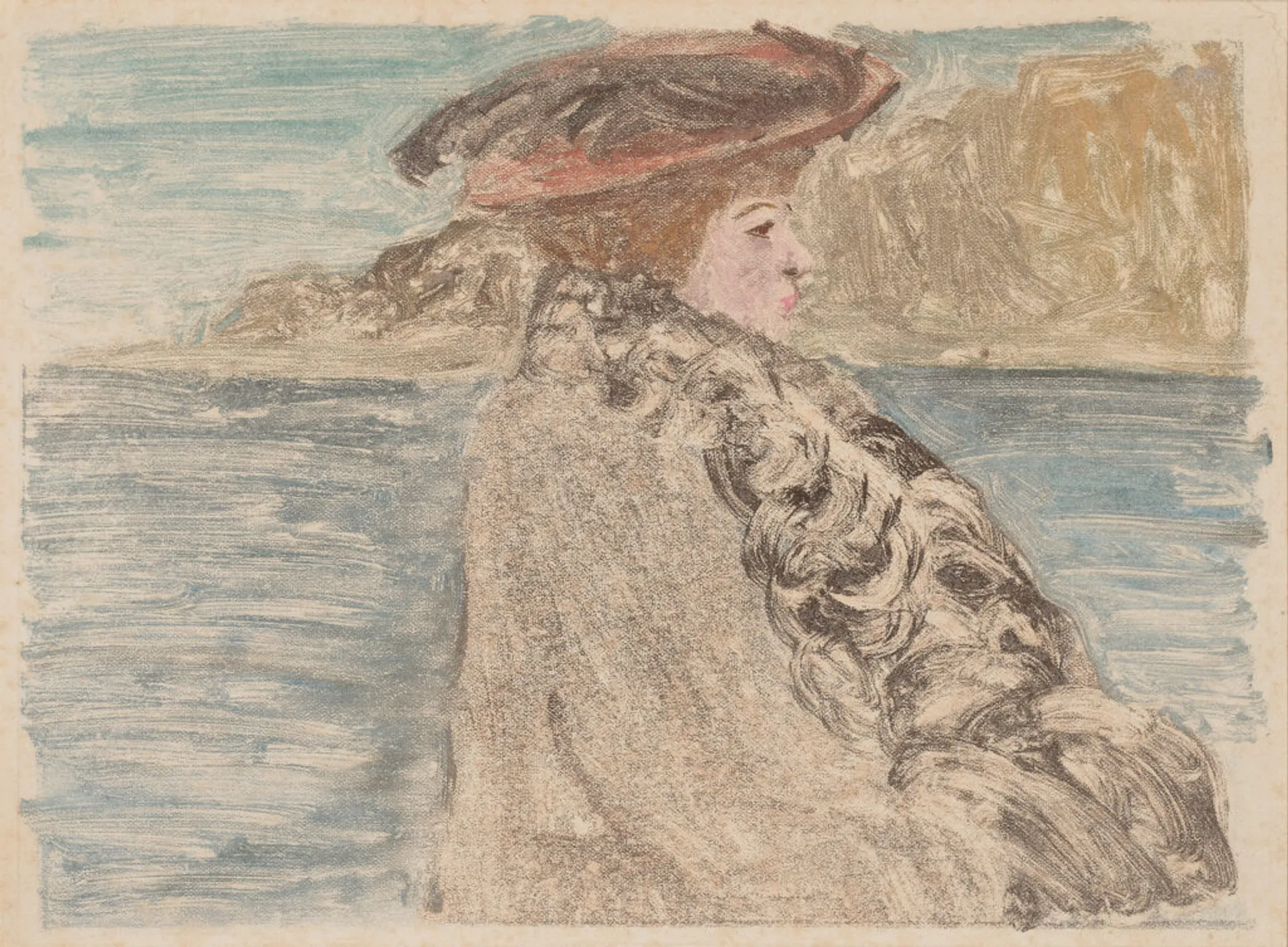 Woman by the sea