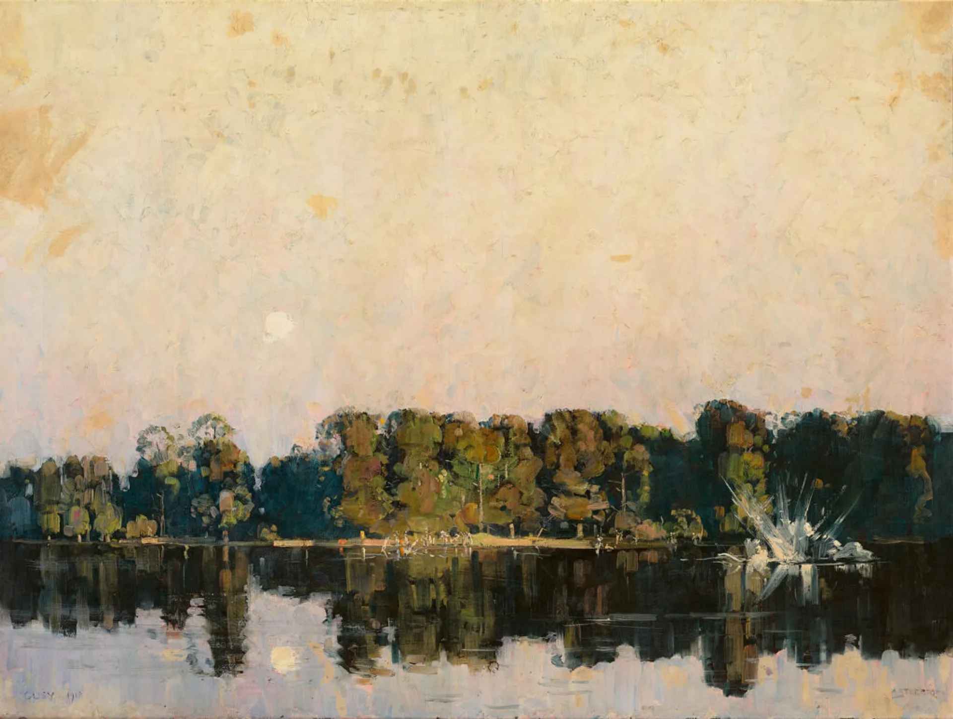 Troops bathing, Glisy