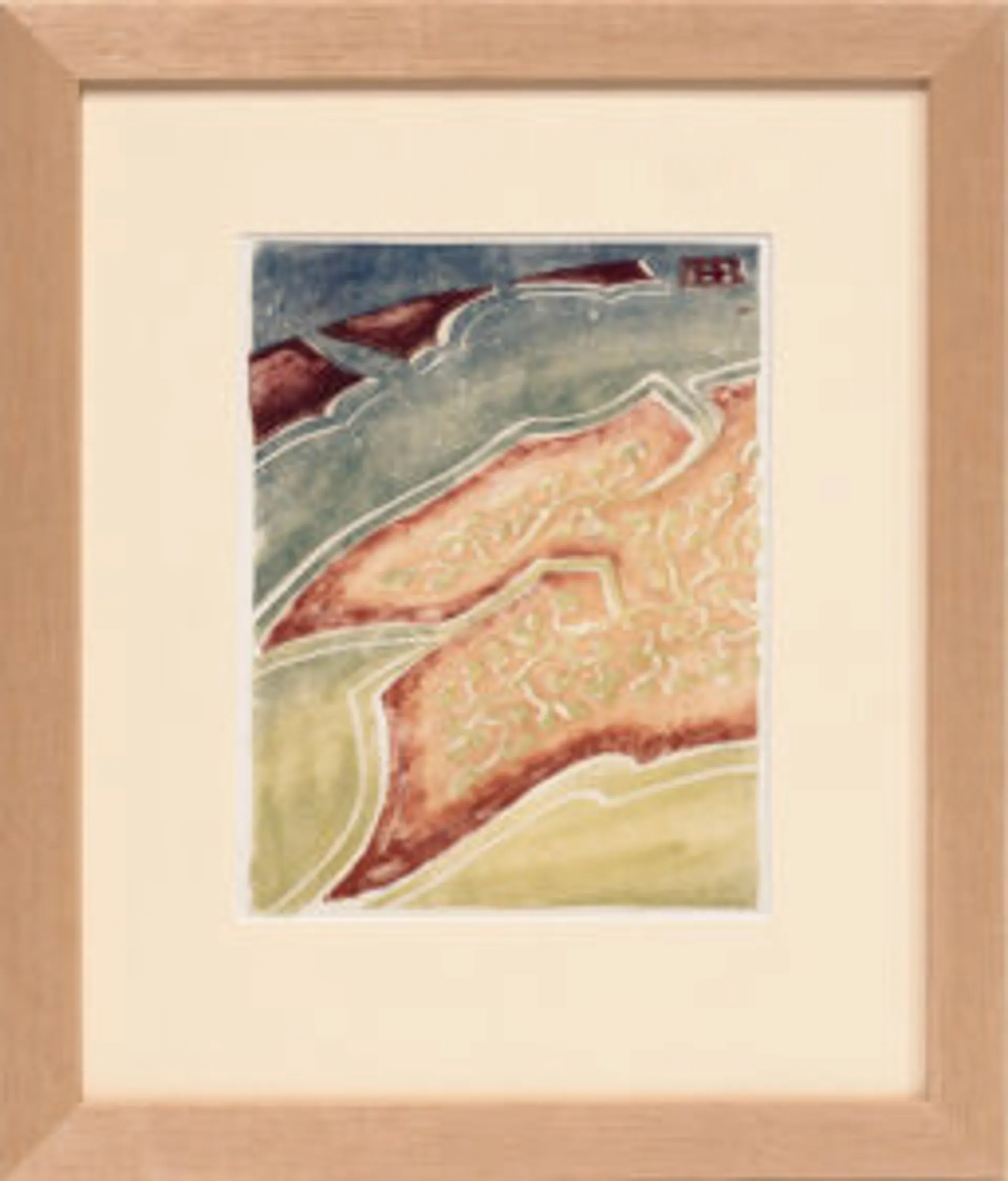 Air travel 1: Mud flats and island