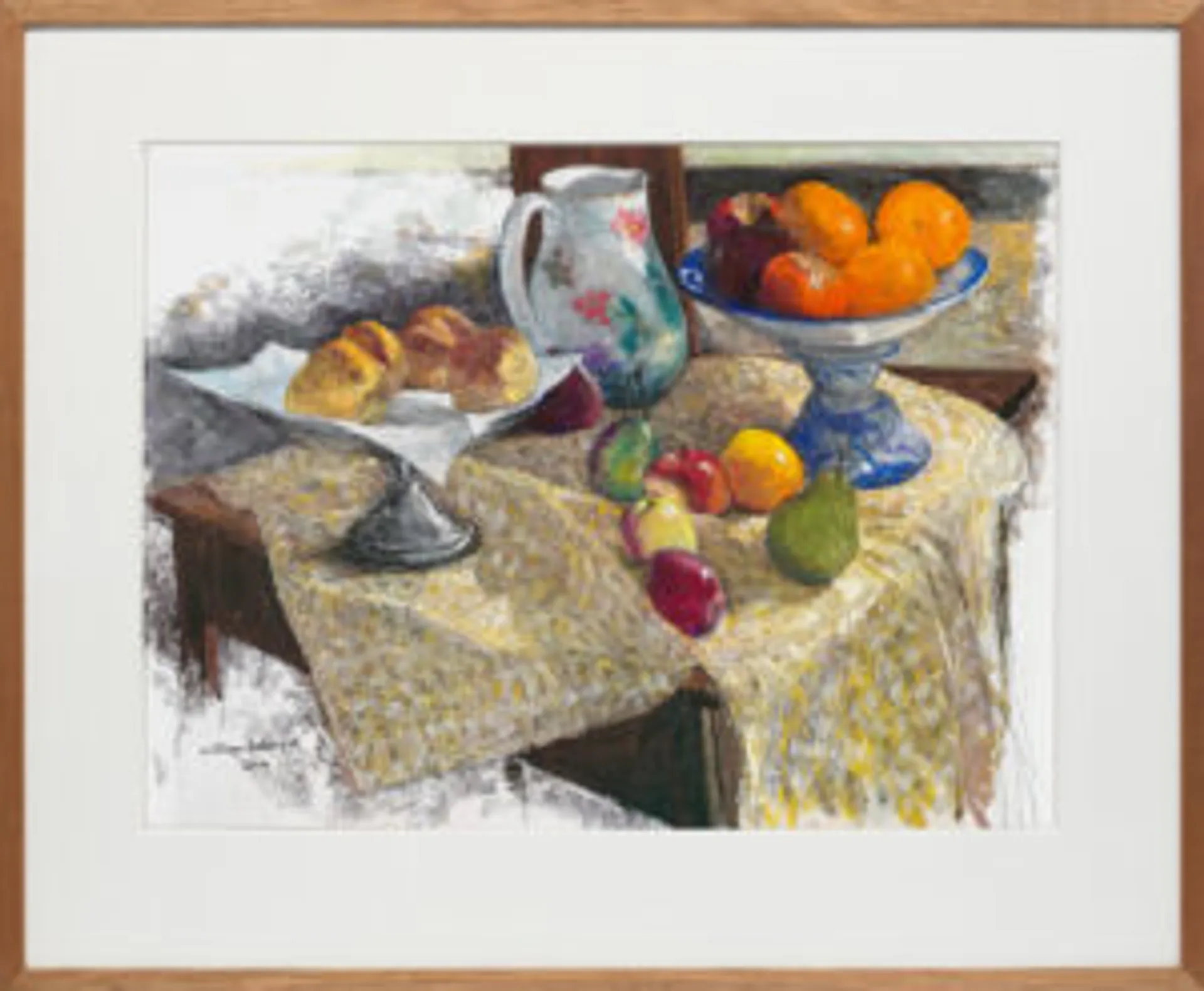 Pumpkin scones with fruit