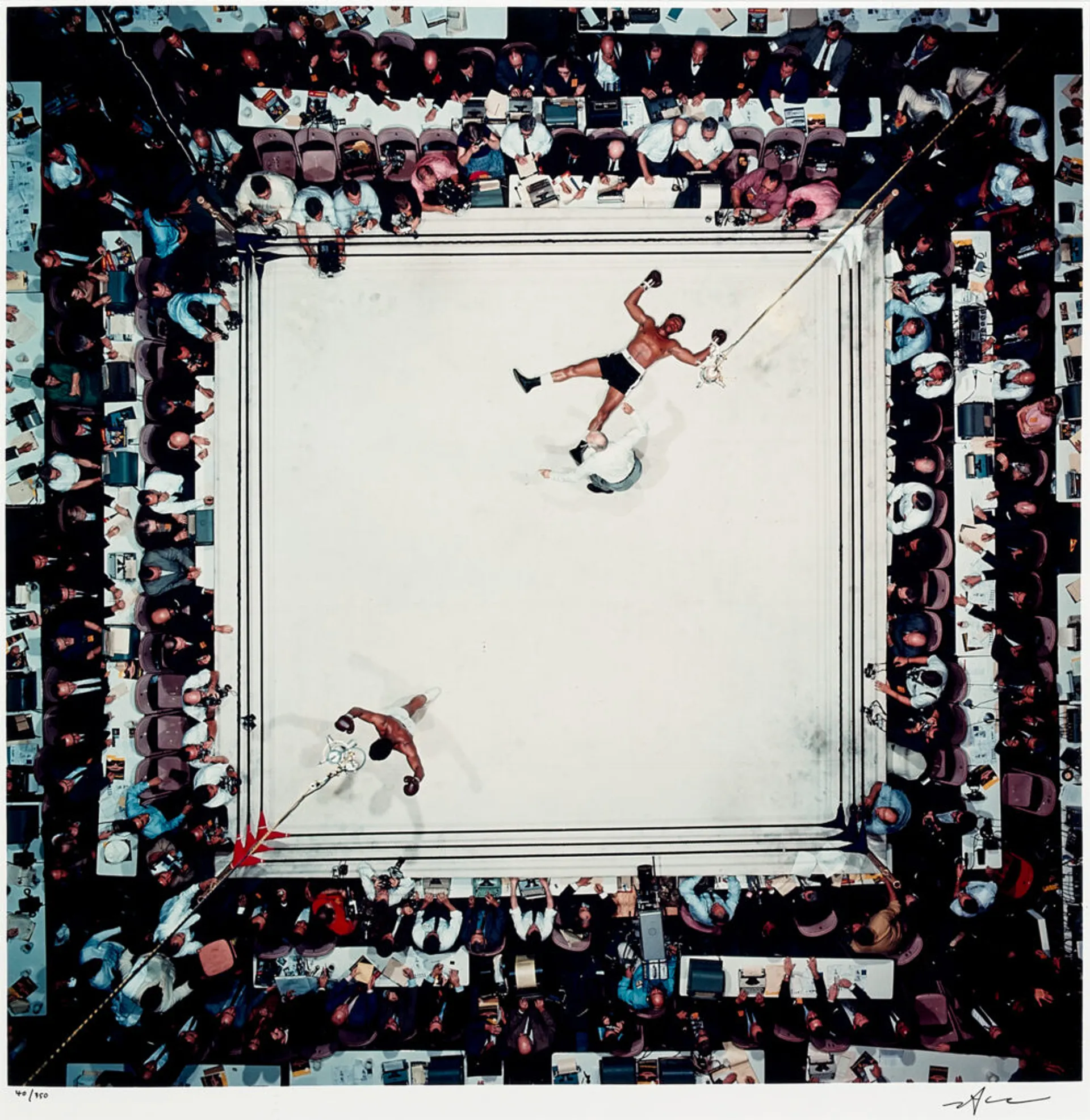 Muhammad Ali vs Cleveland Williams (Aerial)