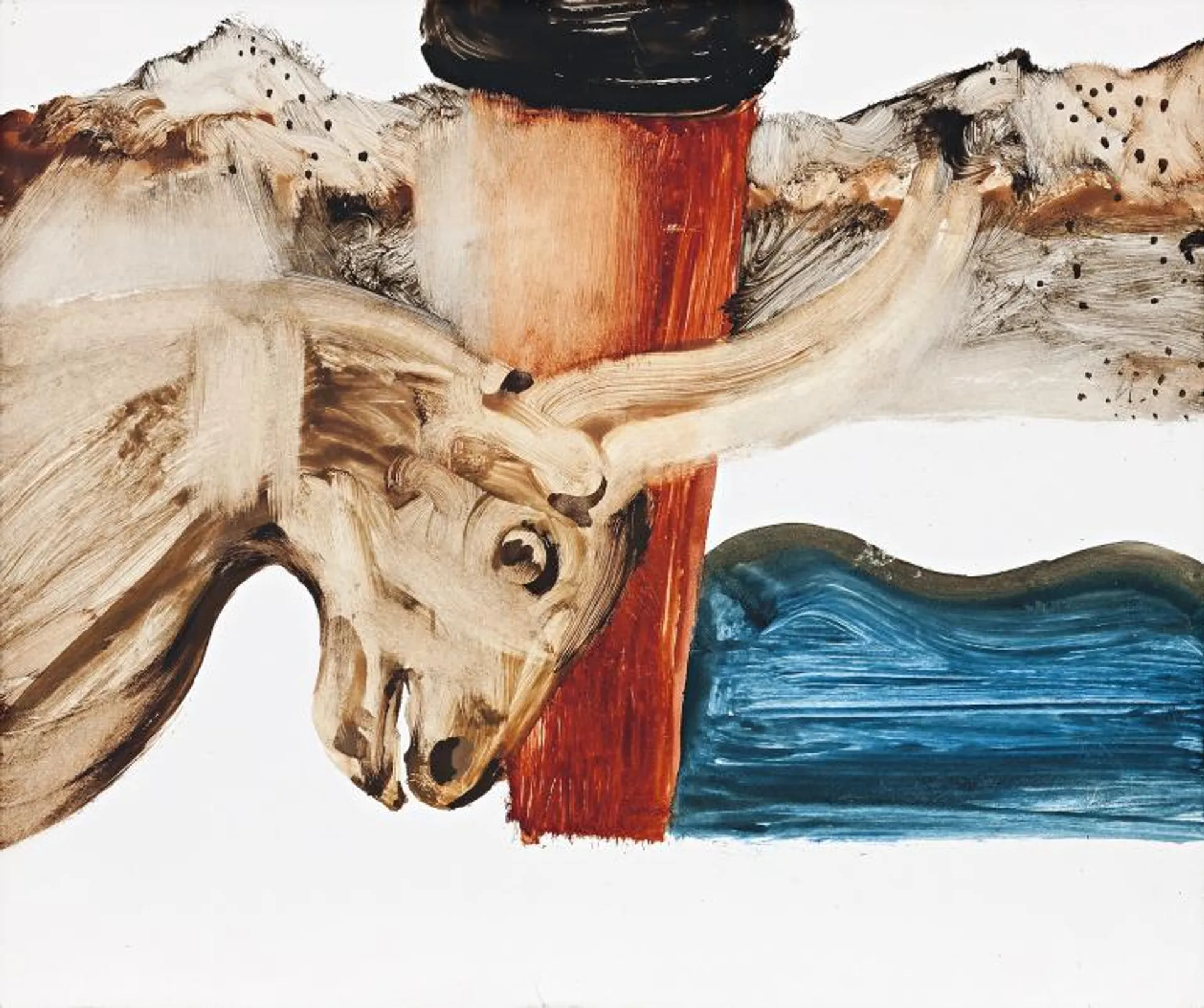 Surprise Sidney Nolan painting outguns his famous Ned Kelly at Gould sale