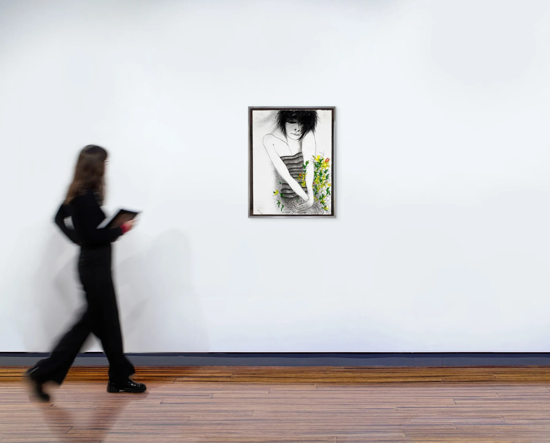 WOMAN WITH FLOWERS