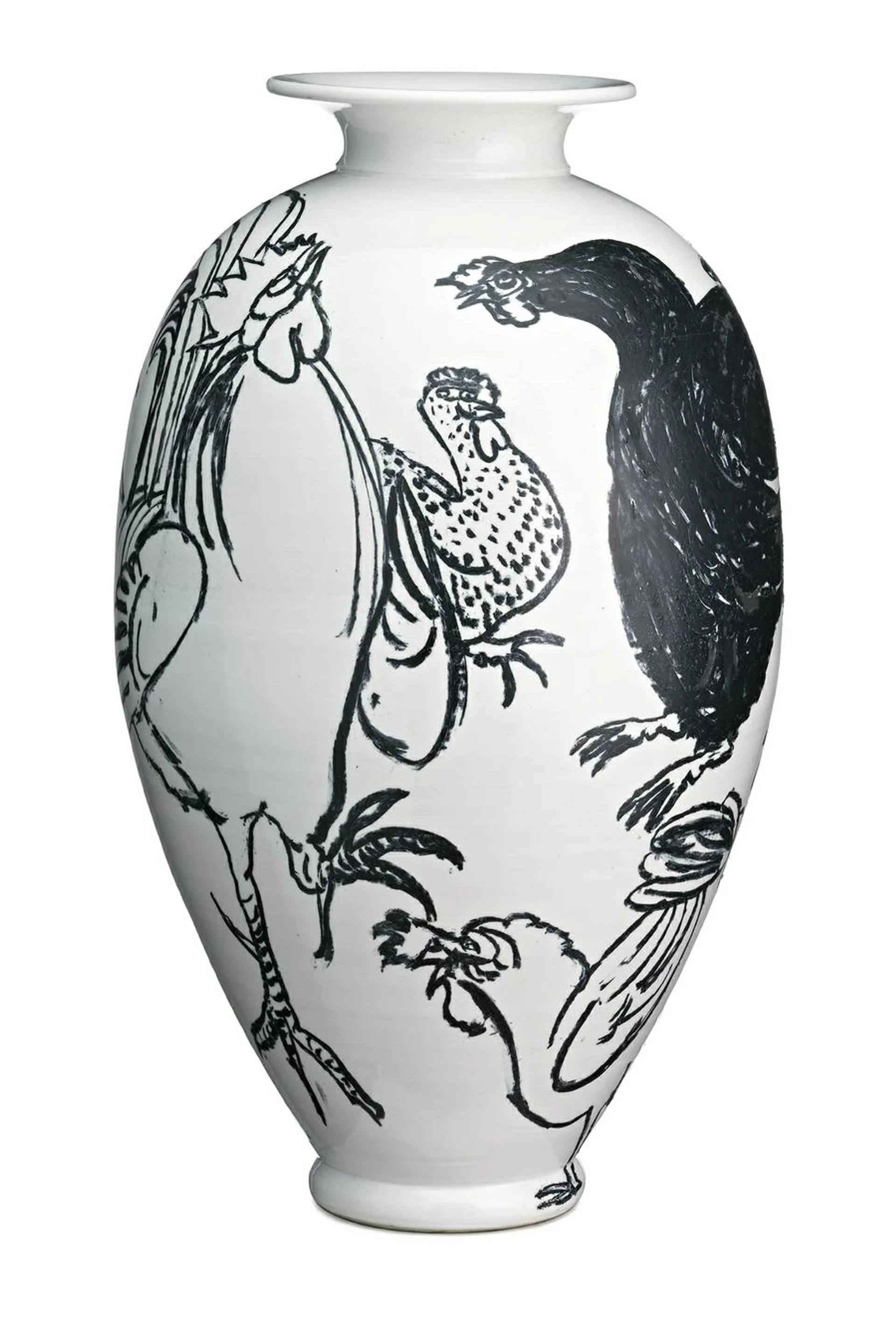 FARMYARD VASE