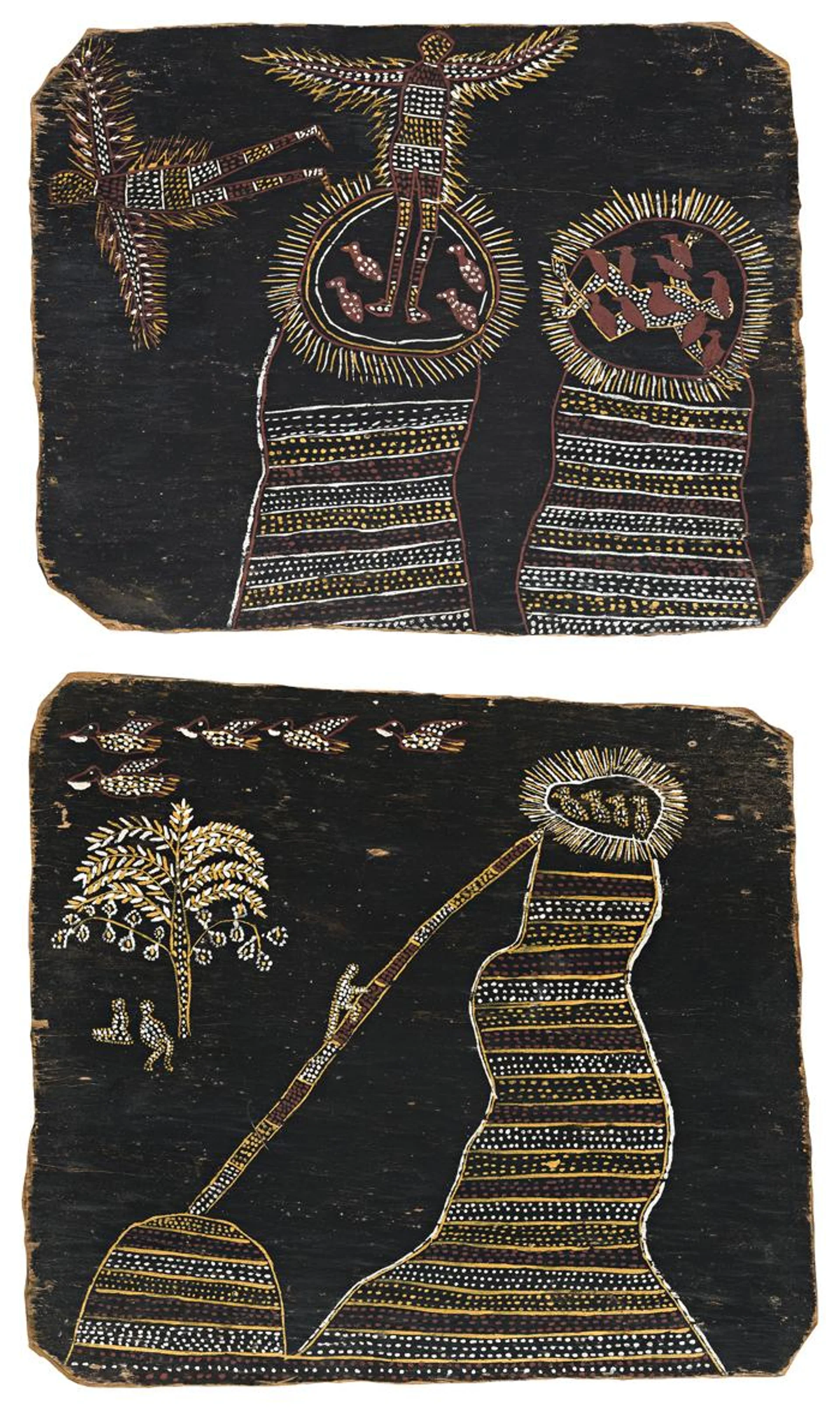 UNTITLED (PELICAN MYTH DIPTYCH)