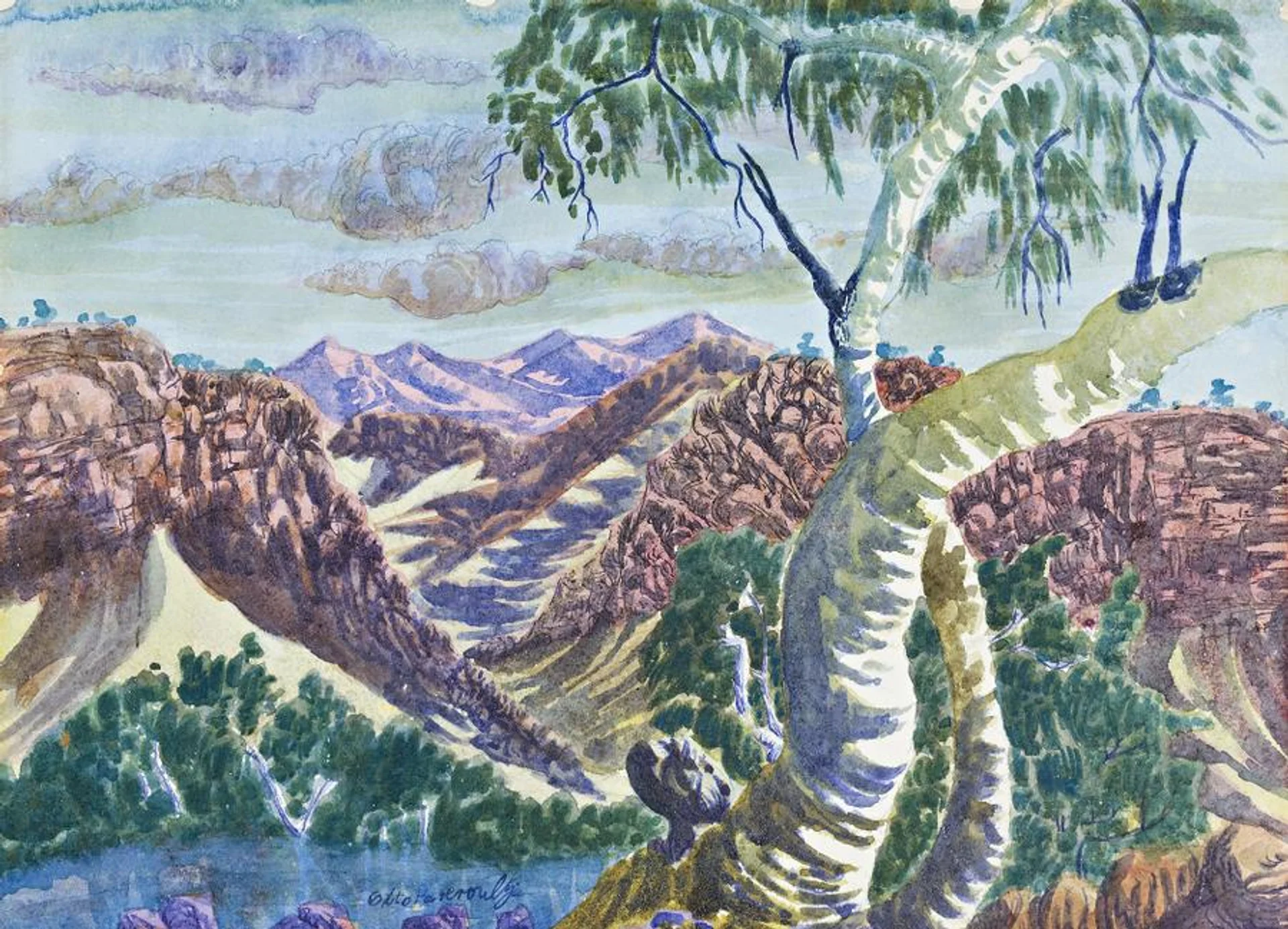 CENTRAL AUSTRALIAN LANDSCAPE