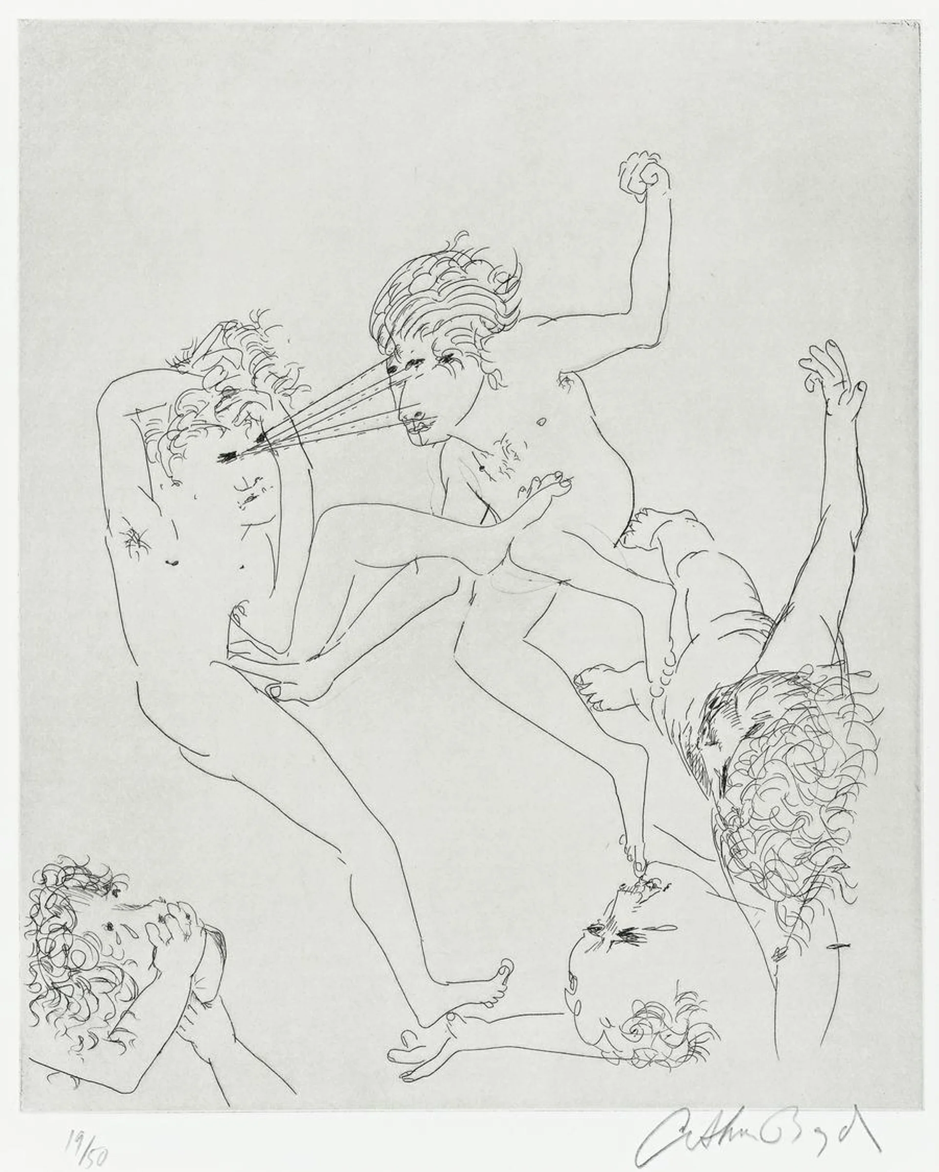 18TH CENTURY STORY, 1971 ILLUSTRATION FROM TOMORROWS GHOSTS,TWENTY-EIGHT POEMS BY PETER STARK
