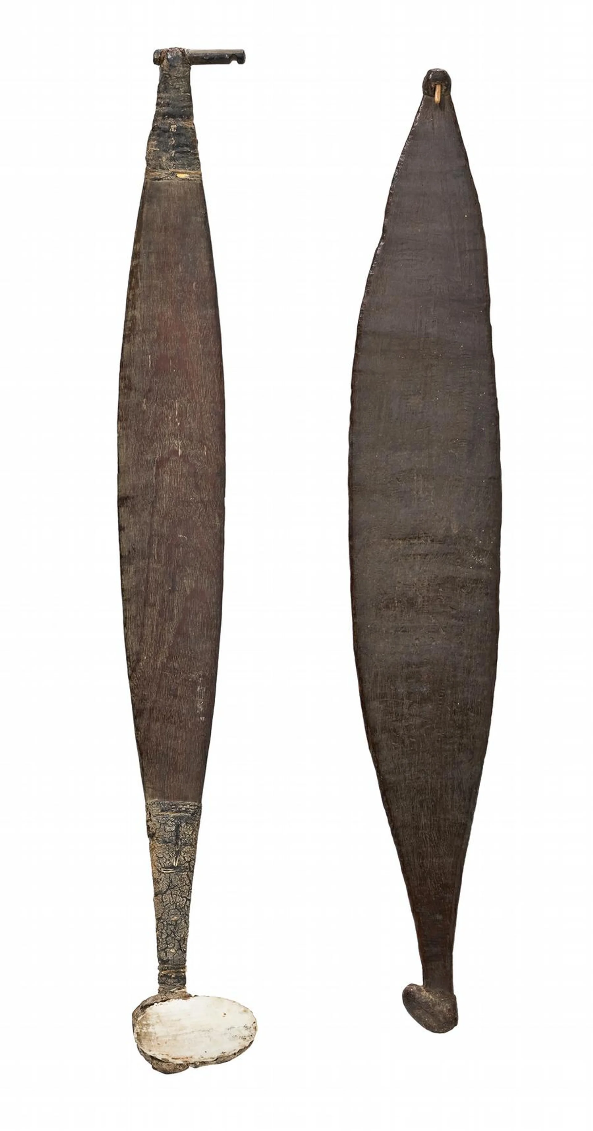A PAIR OF SPEARTHROWERS